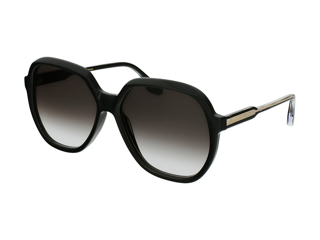 0886895498814 - Damen VB625S 001 Sonnenbrillen Acetat Schwarz Grau Quadratisch  Schattiert