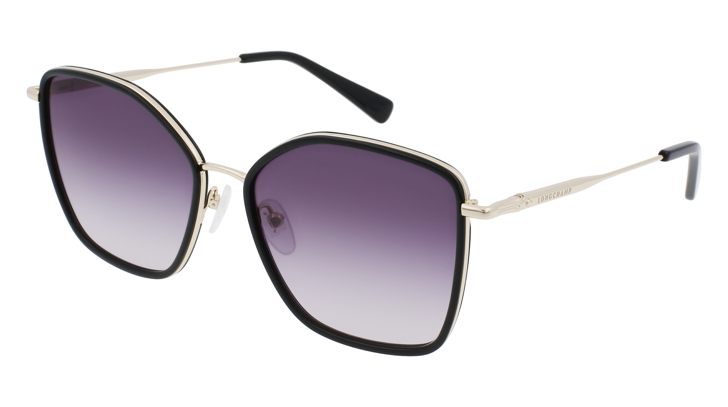 0886895500975 - LONGCHAMP Damen LO685S 722 Sonnenbrillen Metall Schwarz Grau Quadratisch Photochromatisch 0886895500975 - LONGCHAMP Damen LO685S 722 Sonnenbrillen Metall Schwarz Grau Quadratisch Photochromatisch
