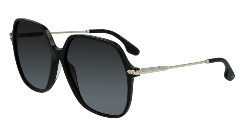0886895515818 - Damen VB631S 001 Sonnenbrillen Acetat Schwarz Grau Schmetterling  Schattiert