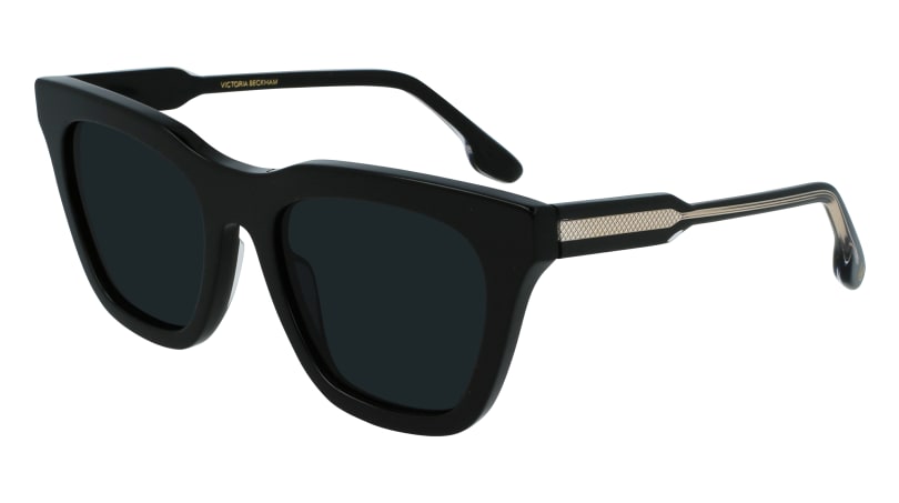 0886895515917 - Damen VB630S 001 Sonnenbrillen Acetat Schwarz Grau Quadratisch