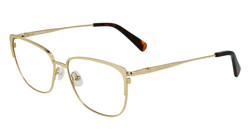 0886895522052 - LONGCHAMP Damen LO2144 710 Optische Fassungen Metall Gold  Cat Eye