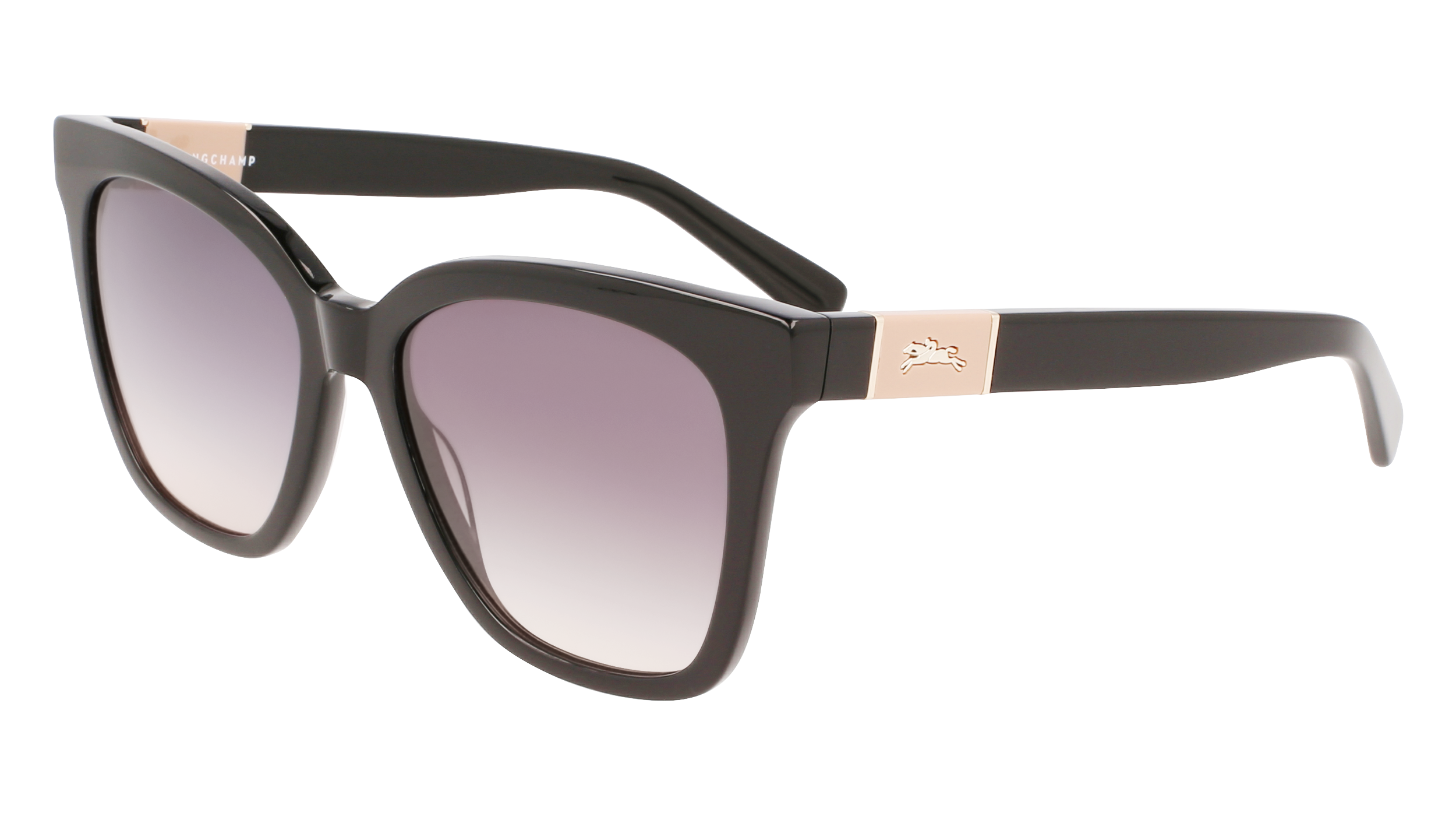 0886895523721 - LONGCHAMP Damen LO696S 001 Gläser SONNENBRILLEN Plastik Schwarz Violett Schmetterling Normale Photochromatisch 0886895523721 - LONGCHAMP Damen LO696S 001 Gläser SONNENBRILLEN Plastik Schwarz Violett Schmetterling Normale Photochromatisch