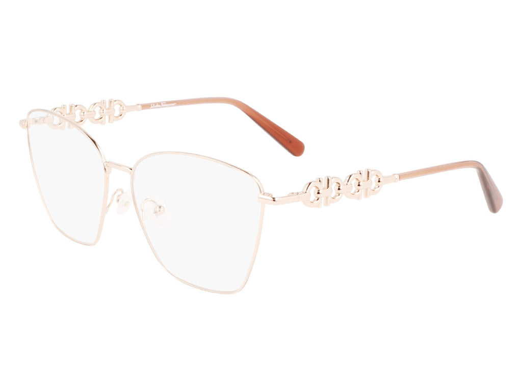 0886895527927 - Damen SF2217 688 Optische Fassungen Metall Gold Rose  Quadratisch