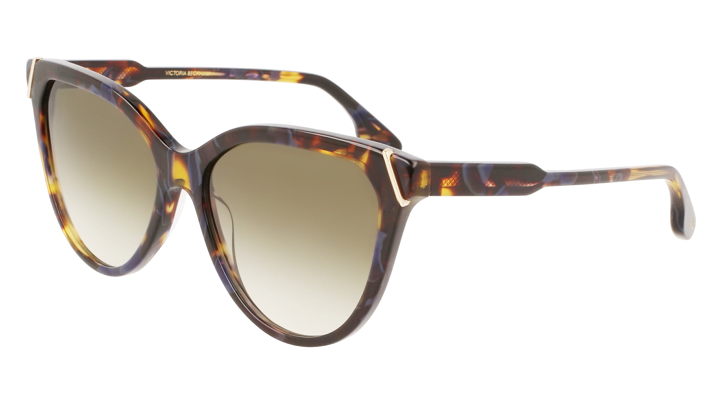 0886895532839 - Damen VB641S 418 Sonnenbrillen Acetat Havanna Grün Cat Eye Normal Schattiert