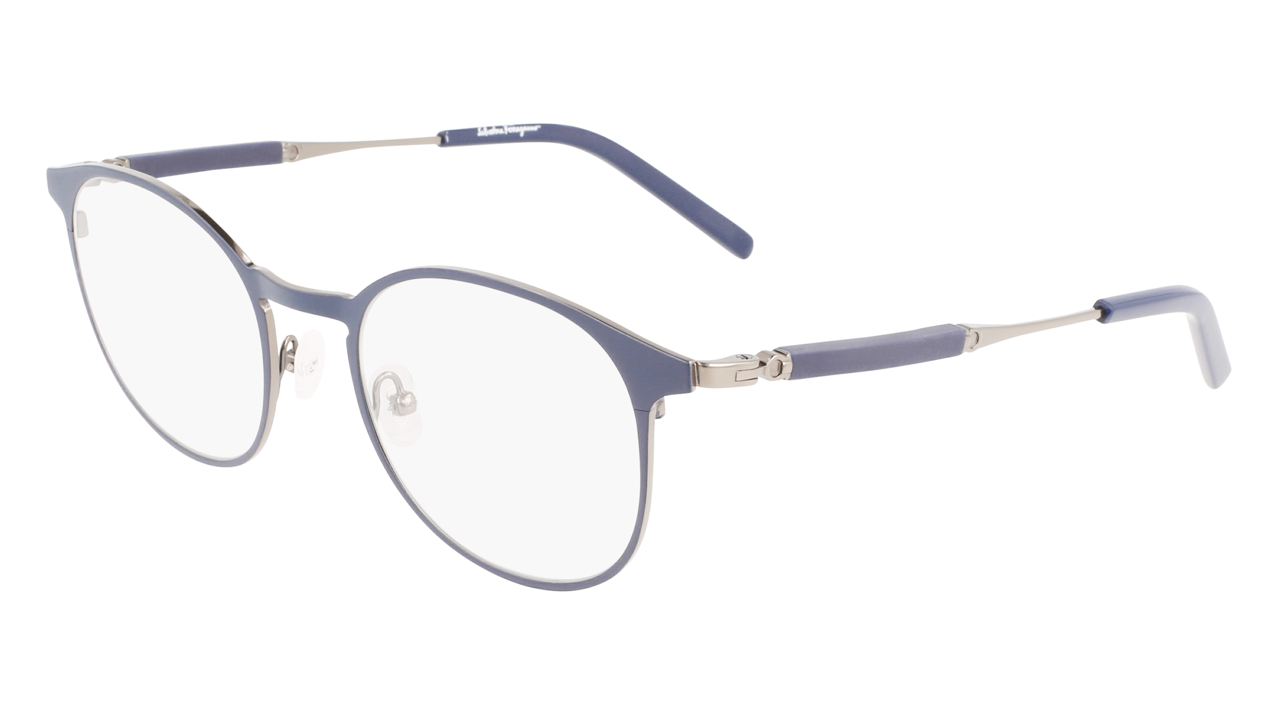 0886895536035 - Herren SF2567 21 Optische Fassungen Titan Ruthenium Blau  Rund  Photochromatisch