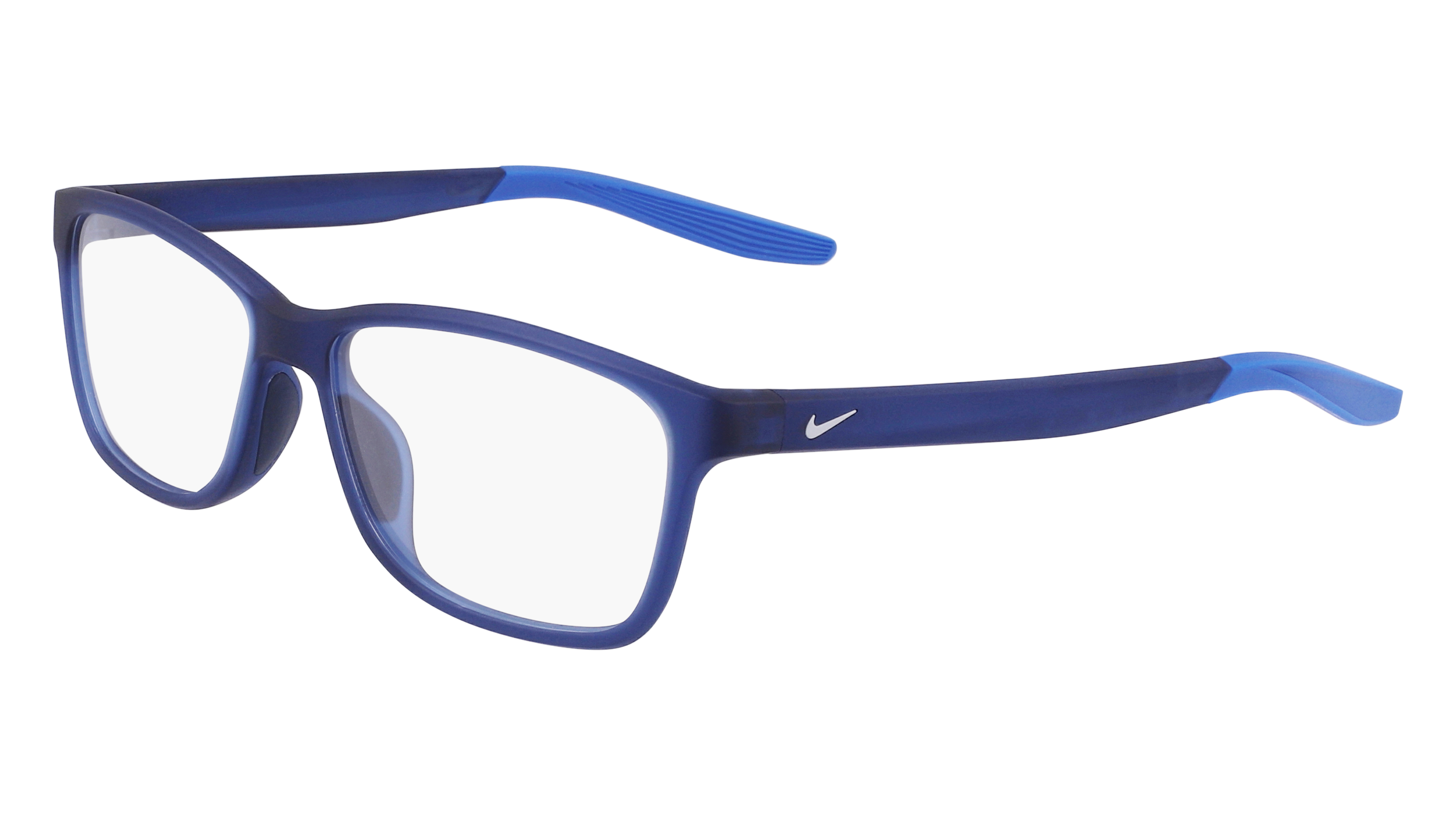 0886895536400 - Unisex NIKE 5048 410 Rahmen von BRILLEN Plastik Undurchsichtig blau  Hocken Normale Photochromatisch