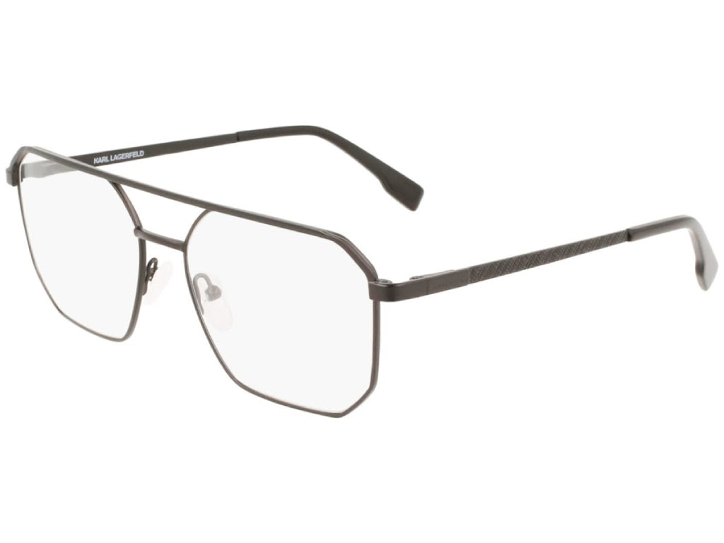 0886895541022 - Herren KL338 002 Optische Fassungen Metall Schwarz-undurchsichtig Geometrisch 0886895541022 - Herren KL338 002 Optische Fassungen Metall Schwarz-undurchsichtig Geometrisch