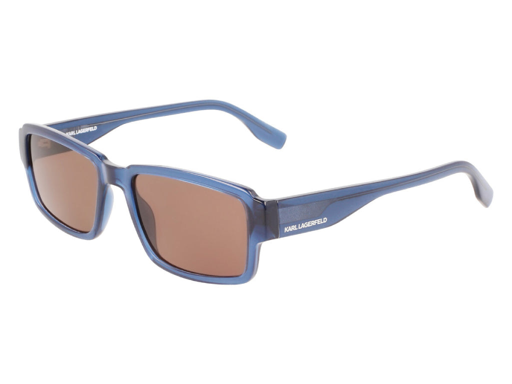 0886895541831 - Herren KL6070S 424 Sonnenbrillen Plastik Blau Braun Quadratisch