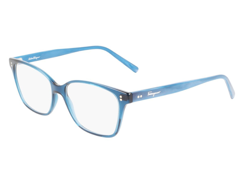 0886895553698 - Damen SF2928 432 Optische Fassungen Plastik Transparent Blau  Schmetterling