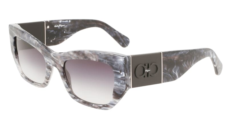 0886895553933 - Damen SF1059S 028 Sonnenbrillen Acetat Grau Grau Quadratisch Normal Schattiert