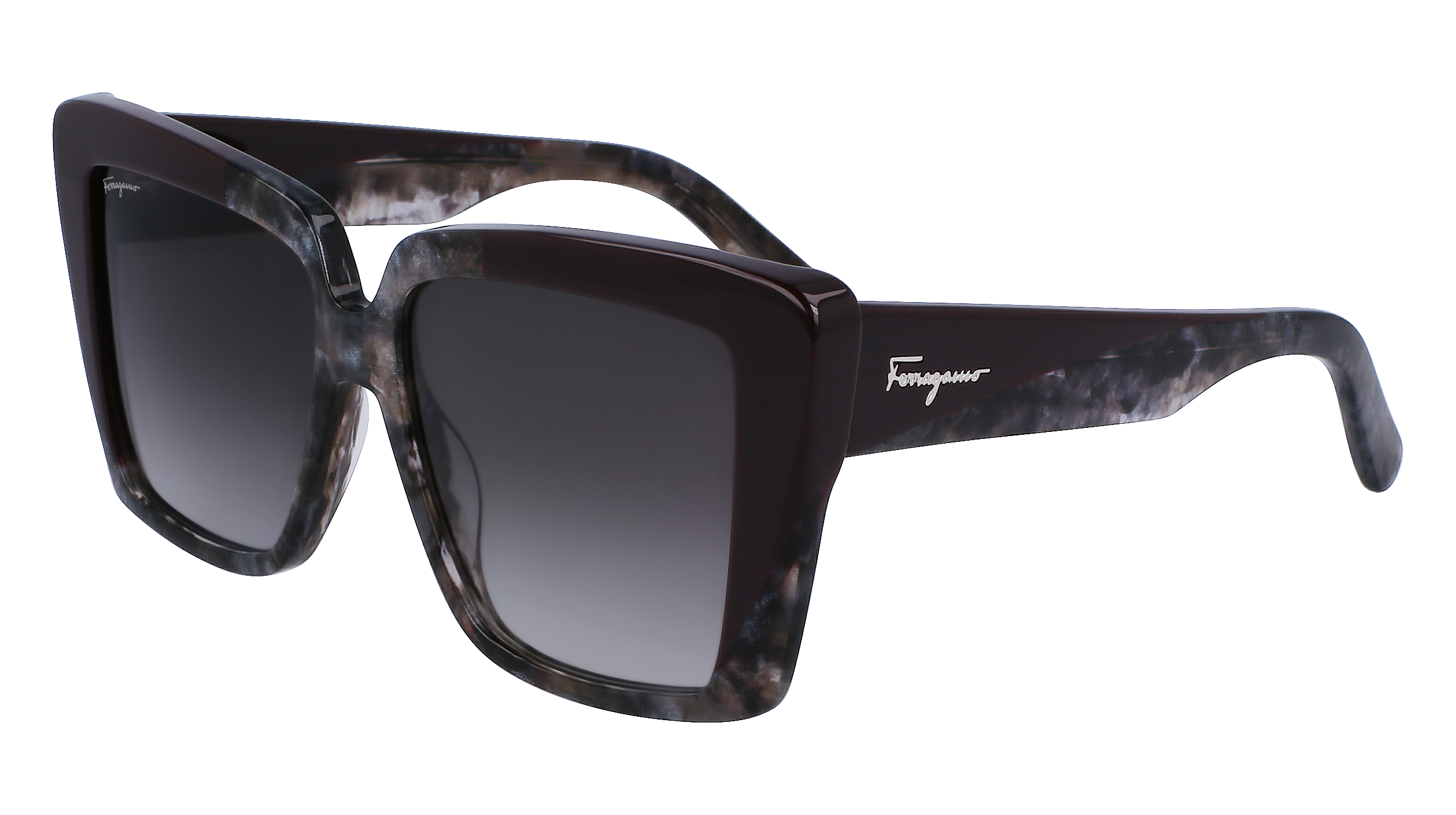 0886895554558 - Damen SF1060S 021 Gläser SONNENBRILLEN Acetat Grau Grau Quadratisch Normal Photochromatisch