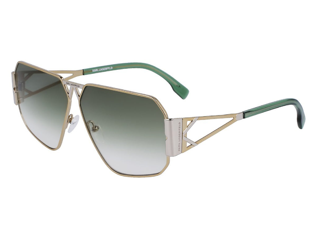 0886895572255 - Unisex KL339S 712 Sonnenbrillen Metall Gold klar Grün Pilot Schattiert 0886895572255 - Unisex KL339S 712 Sonnenbrillen Metall Gold klar Grün Pilot Schattiert