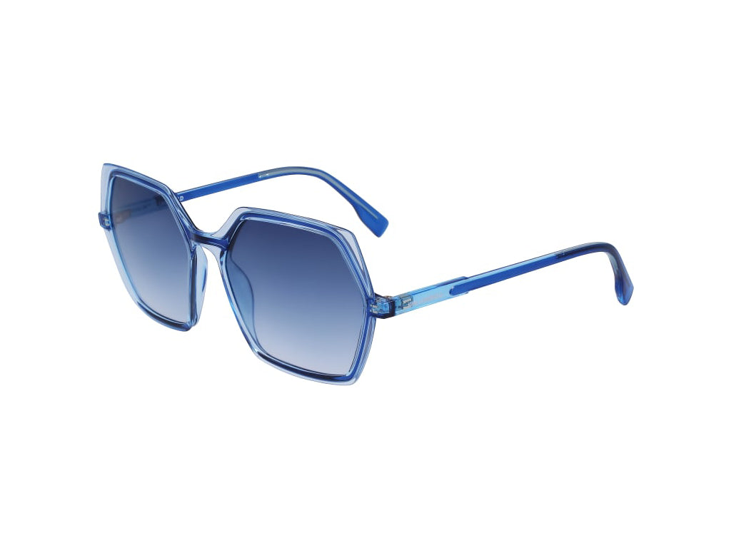 0886895572286 - Damen KL6083S 407 Sonnenbrillen Plastik Blau dunkel Hellblau Geometrisch Schattiert 0886895572286 - Damen KL6083S 407 Sonnenbrillen Plastik Blau dunkel Hellblau Geometrisch Schattiert