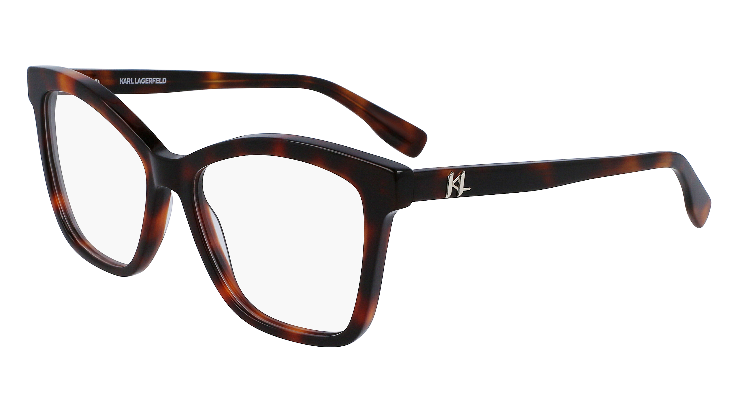 0886895573504 - Damen KL6094 240 Optische Fassungen Acetat Braun  Cat Eye Photochromatisch Photochromatisch