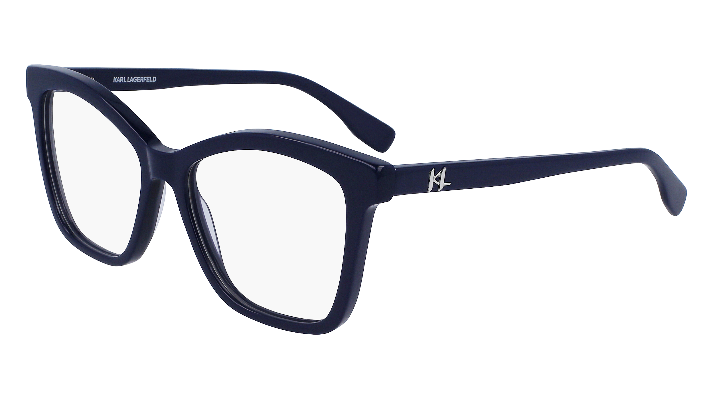 0886895573511 - Damen KL6094 400 Rahmen von BRILLEN Acetat Blau  Cat Eye Photochromatisch Photochromatisch