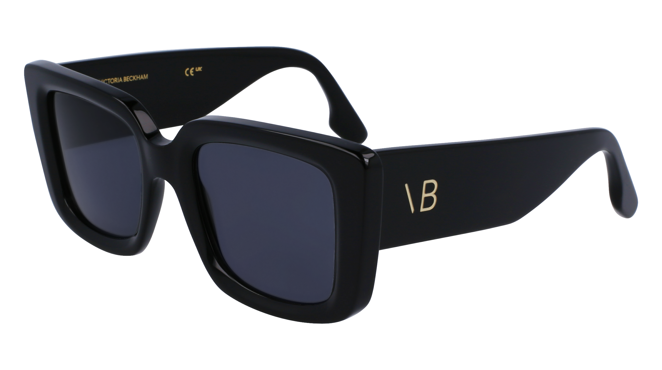 0886895580137 - Damen VB653S 001 Gläser SONNENBRILLEN Acetat Schwarz Grau Quadratisch Normal Photochromatisch