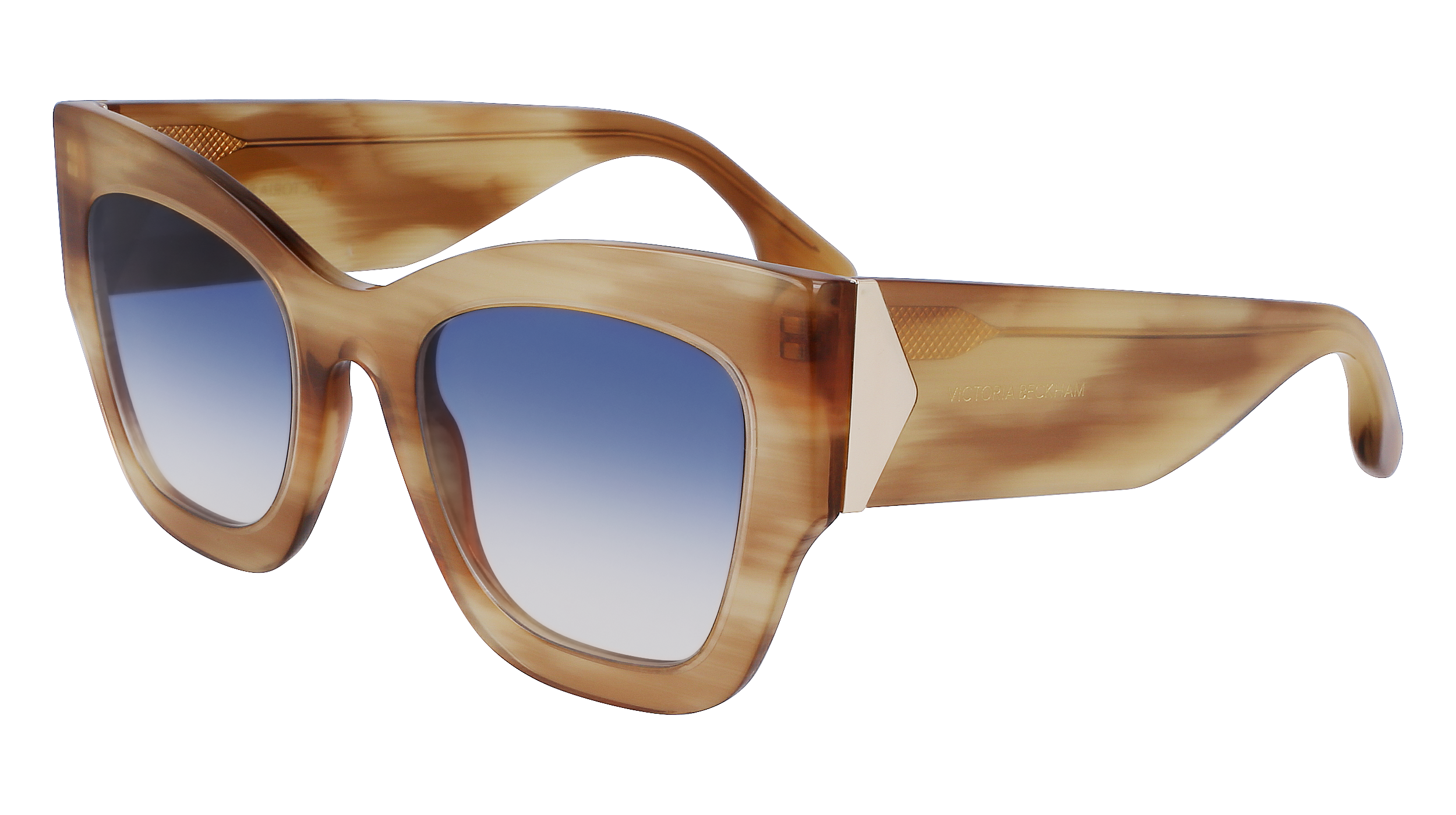 0886895580823 - Damen VB652S 773 Sonnenbrillen Acetat Braun Blau Schmetterling Normal Photochromatisch