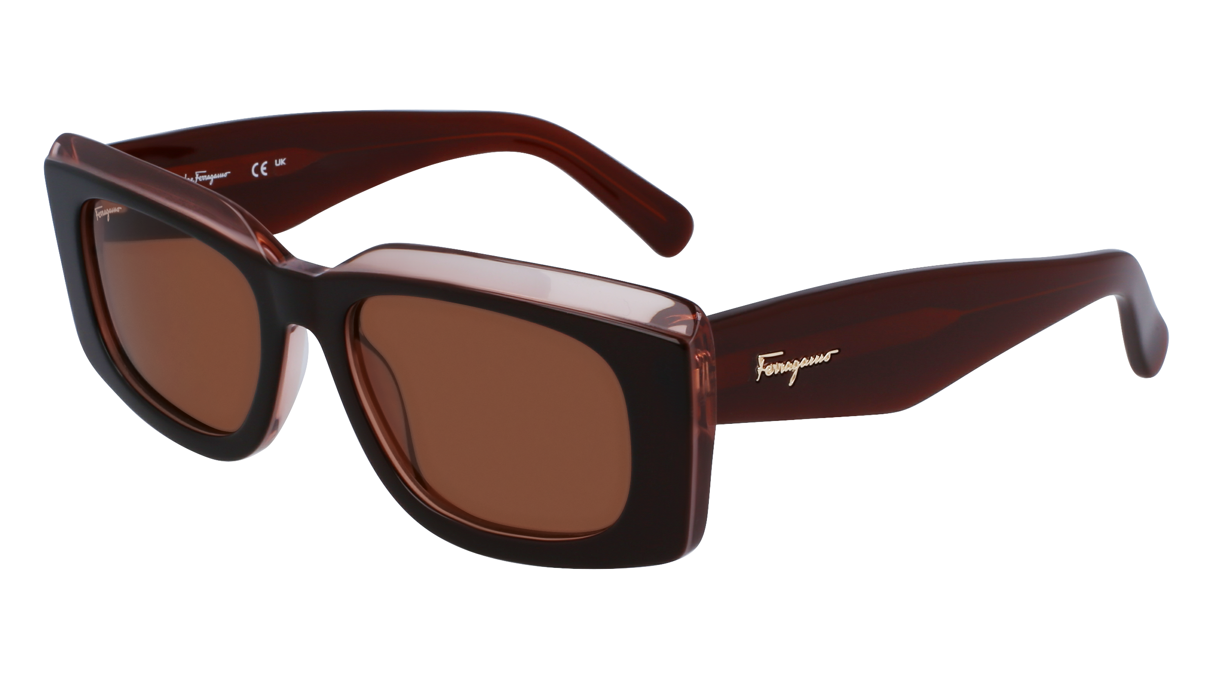 0886895583107 - Damen SF1079S 211 Gläser SONNENBRILLEN Acetat Braun Braun Quadratisch Normal Normal