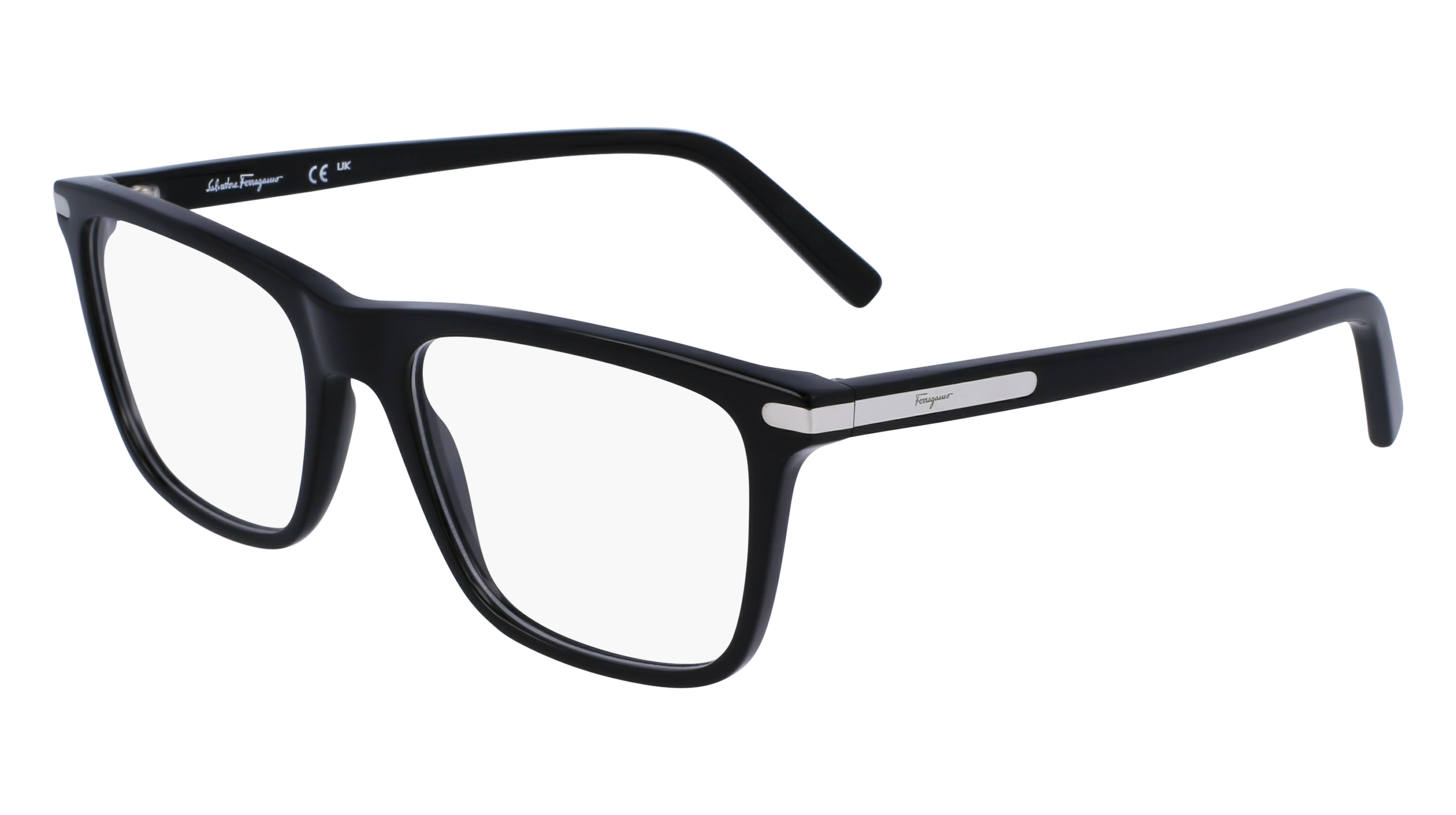 0886895587891 - Herren SF2959 001 Rahmen von BRILLEN Acetat Schwarz  Quadratisch Normal Normal