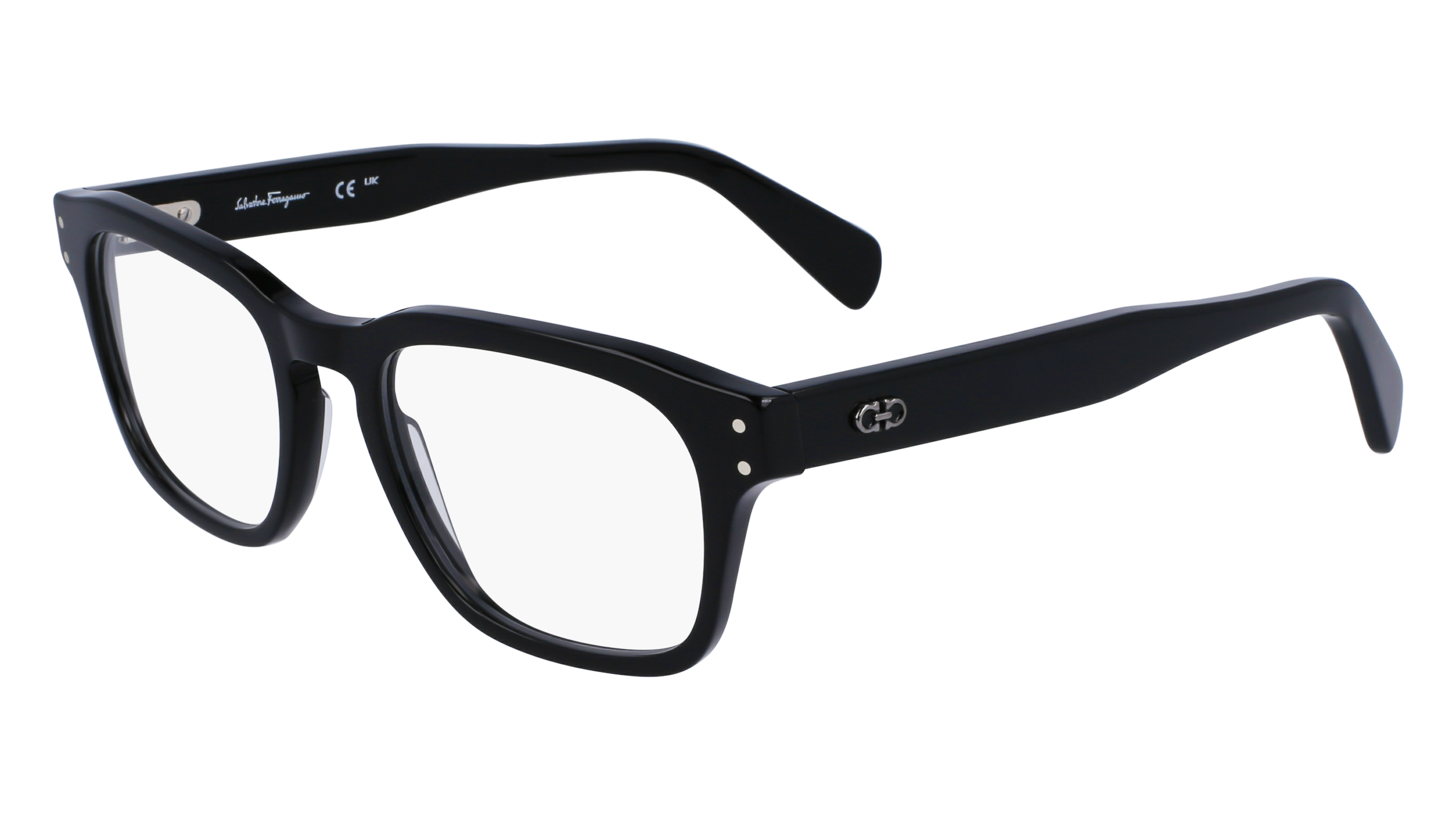 0886895588225 - Herren SF2958 001 Rahmen von BRILLEN Acetat Schwarz  Quadratisch Normal Normal