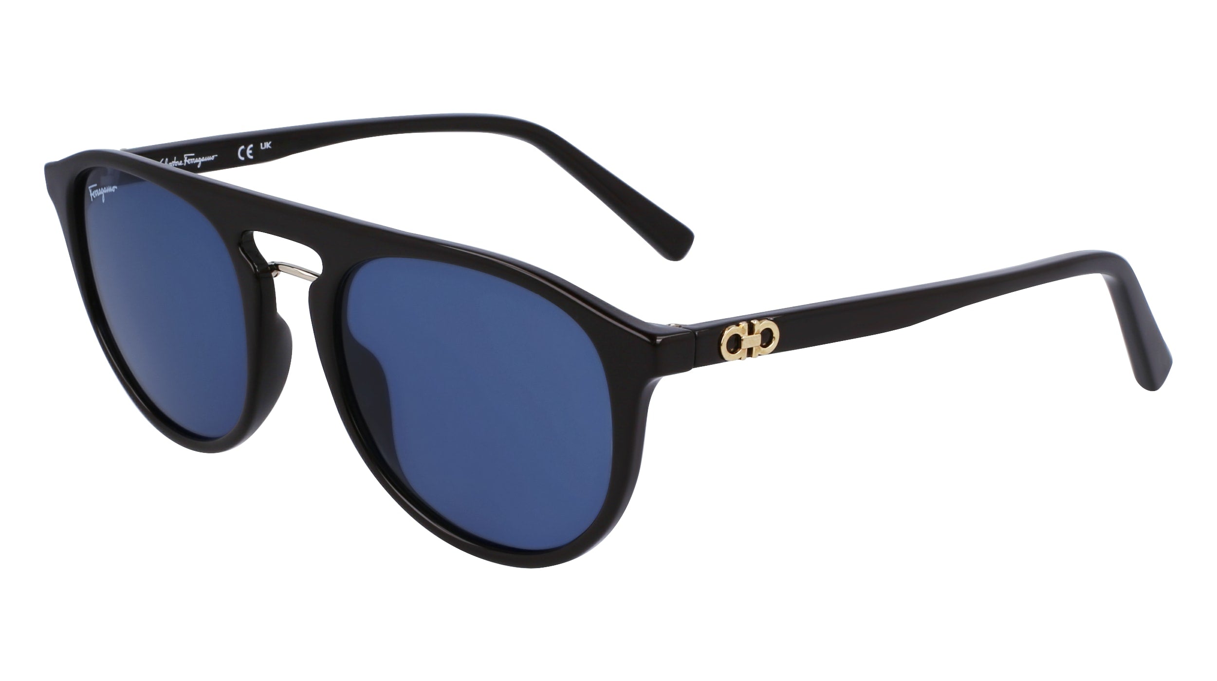 0886895588720 - Herren SF1090S 208 Sonnenbrillen Injiziert Braun Blau Pantos Normal