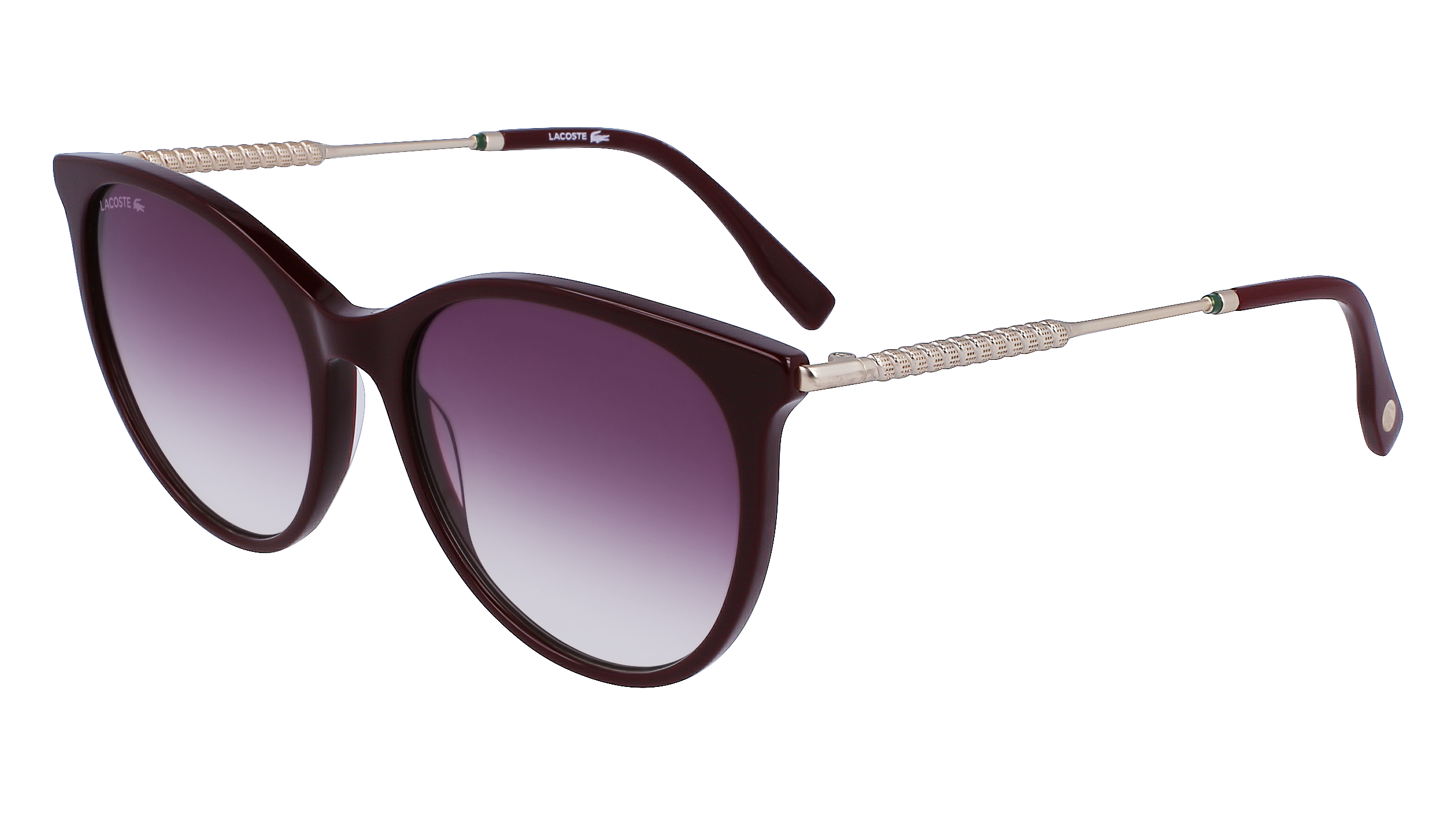 0886895589239 - Frau L993S 603 Gläser SONNENBRILLEN Acetat Bordeaux Viola Kreisel Normal Normal