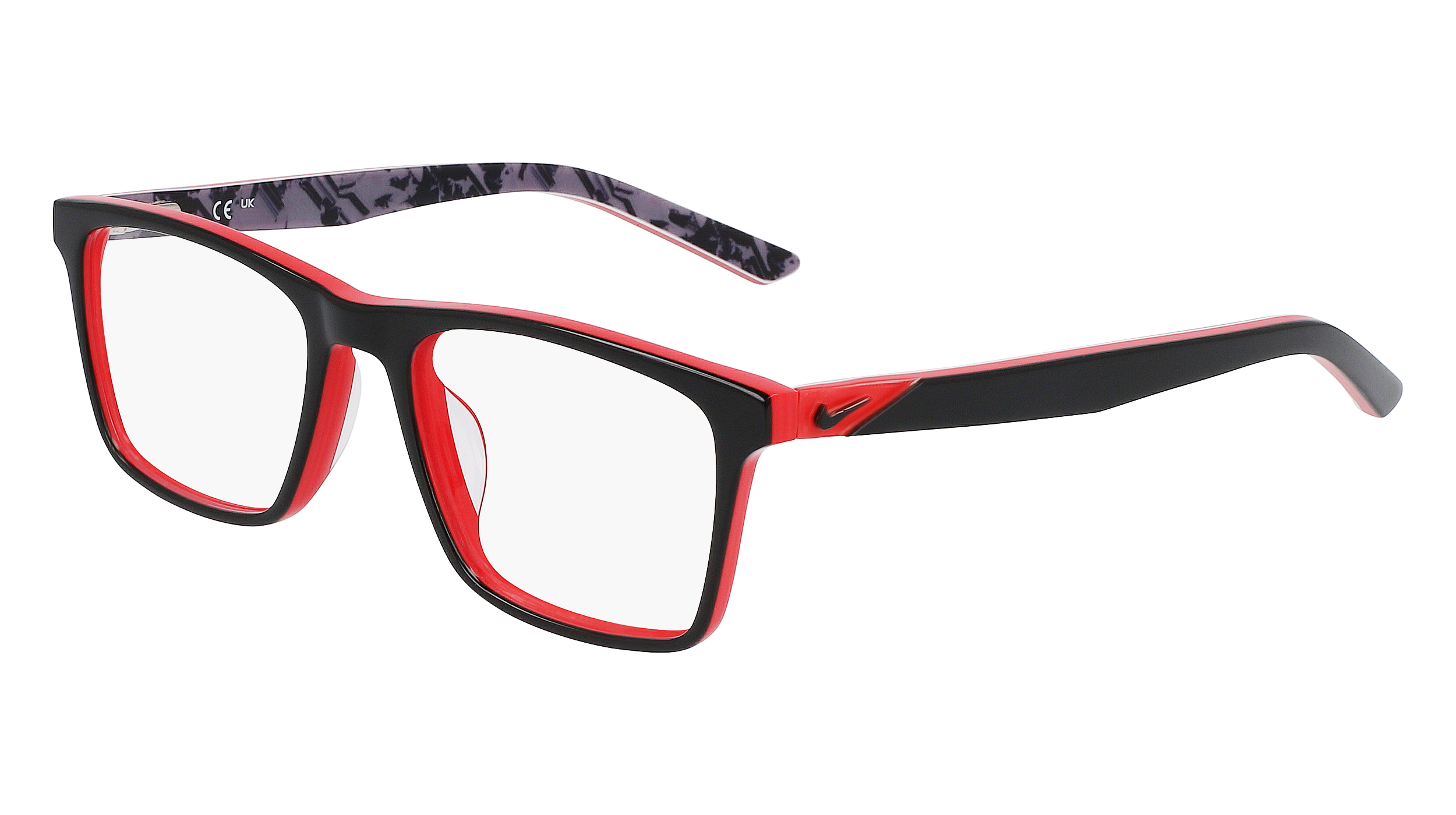 0886895593045 - Unisex NIKE 5548 006 Optische Fassungen Acetat Schwarz Rot Quadratisch Normal 0886895593045 - Unisex NIKE 5548 006 Optische Fassungen Acetat Schwarz Rot Quadratisch Normal