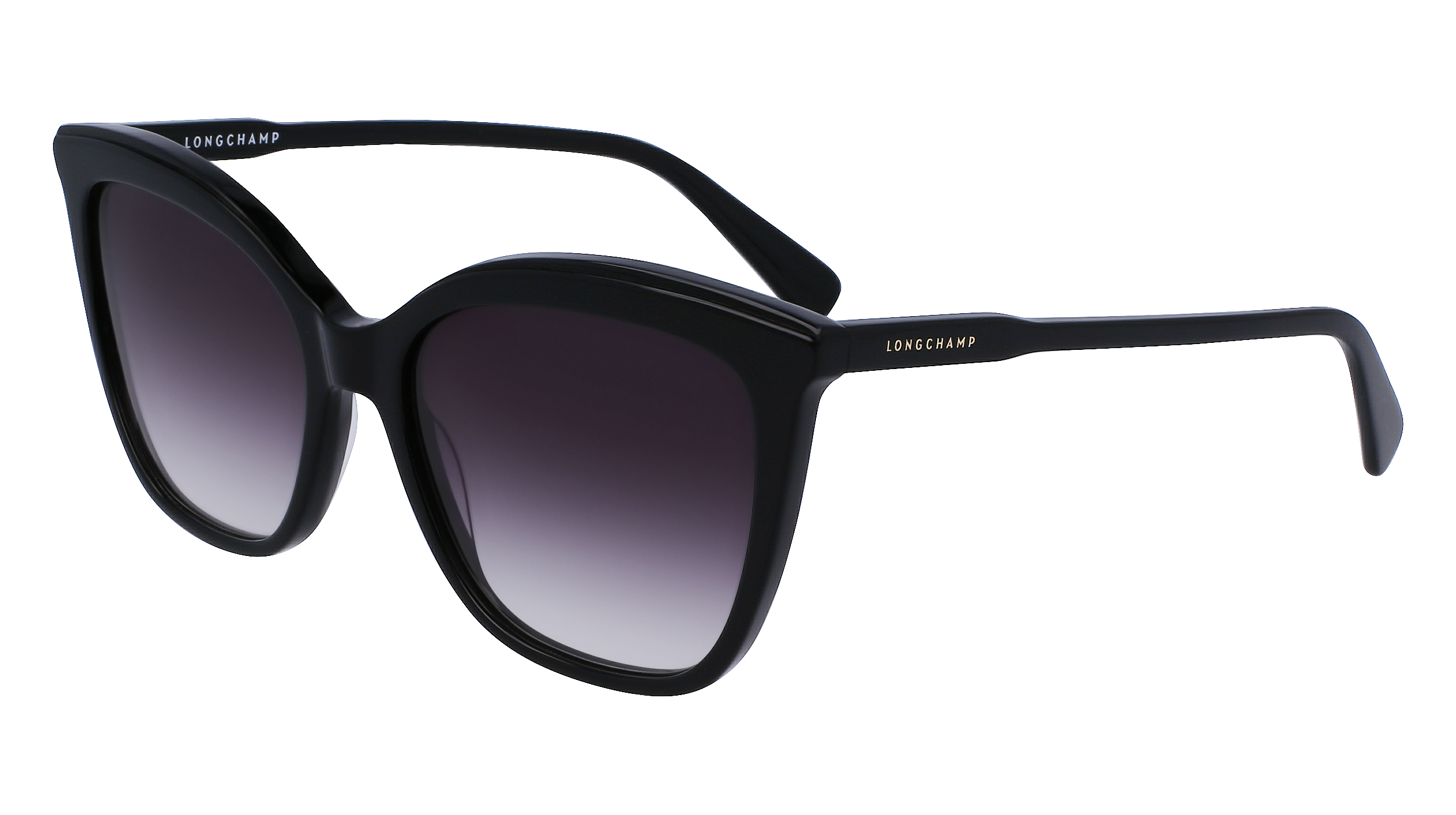 0886895593427 - LONGCHAMP Damen LO729S 001 Sonnenbrillen Acetat Schwarz Grau Quadratisch Normal Normal