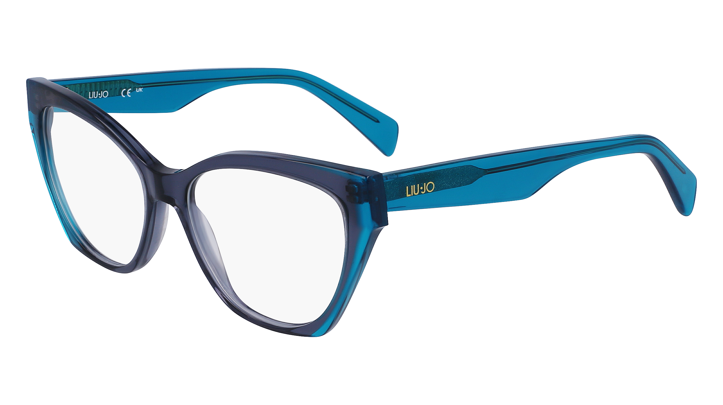 0886895598521 - Frau LJ2781 036 Rahmen von BRILLEN Acetat Blau  Katzenauge Normale Normal