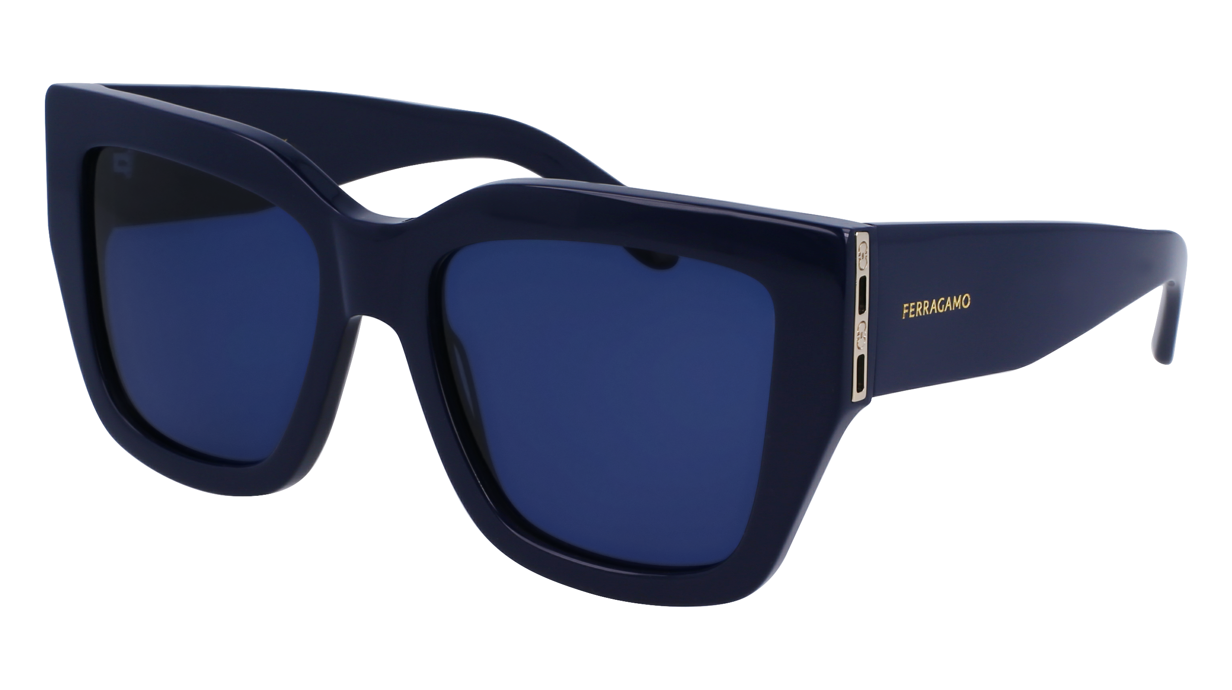 0886895610025 - Damen SF1104S 414 Gläser SONNENBRILLEN Acetat Blau Blau Quadratisch Normal Normal