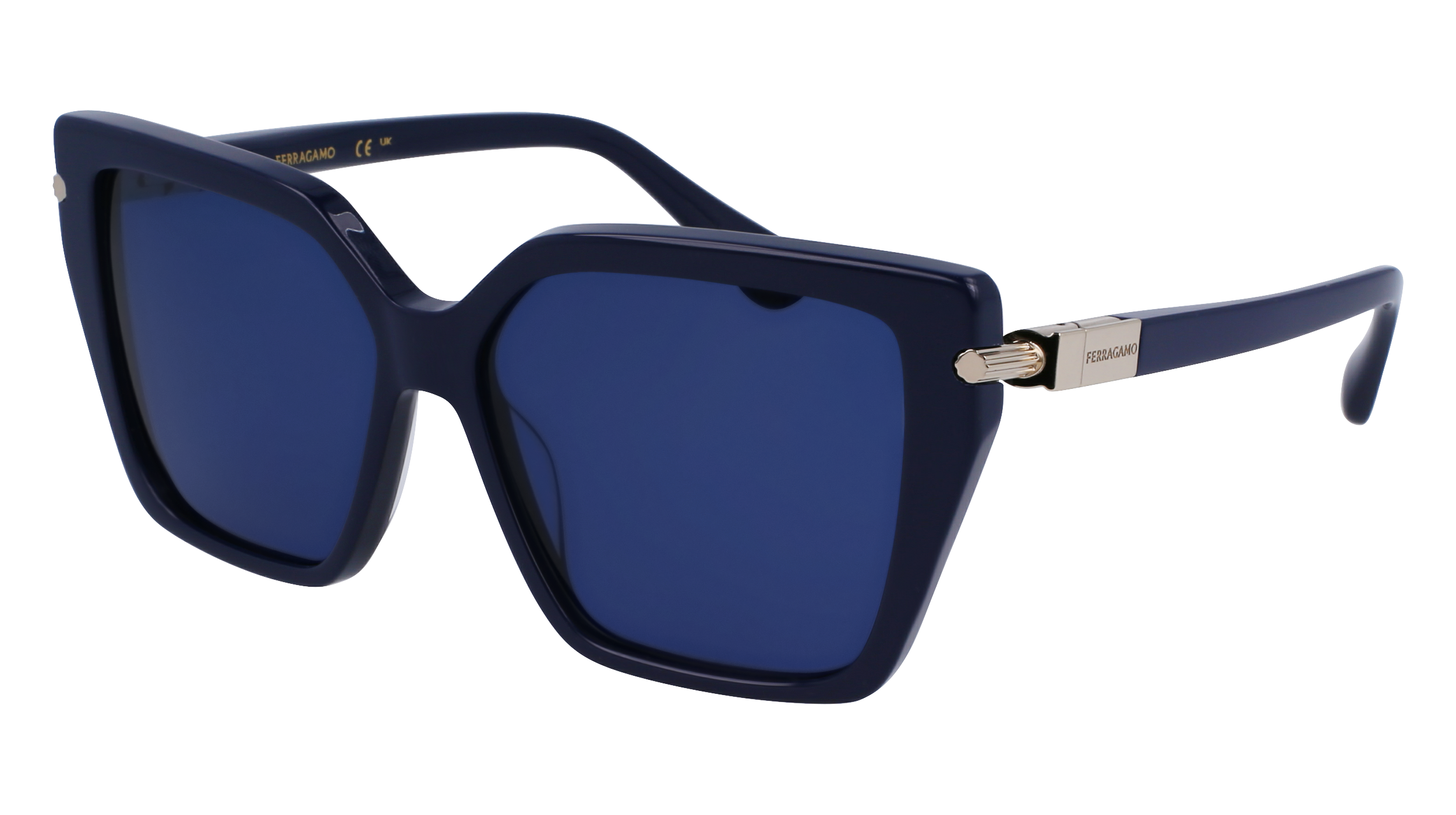 0886895610056 - Frau SF1106S 414 Gläser SONNENBRILLEN Acetat Blau Blau Schmetterling Normal Normal