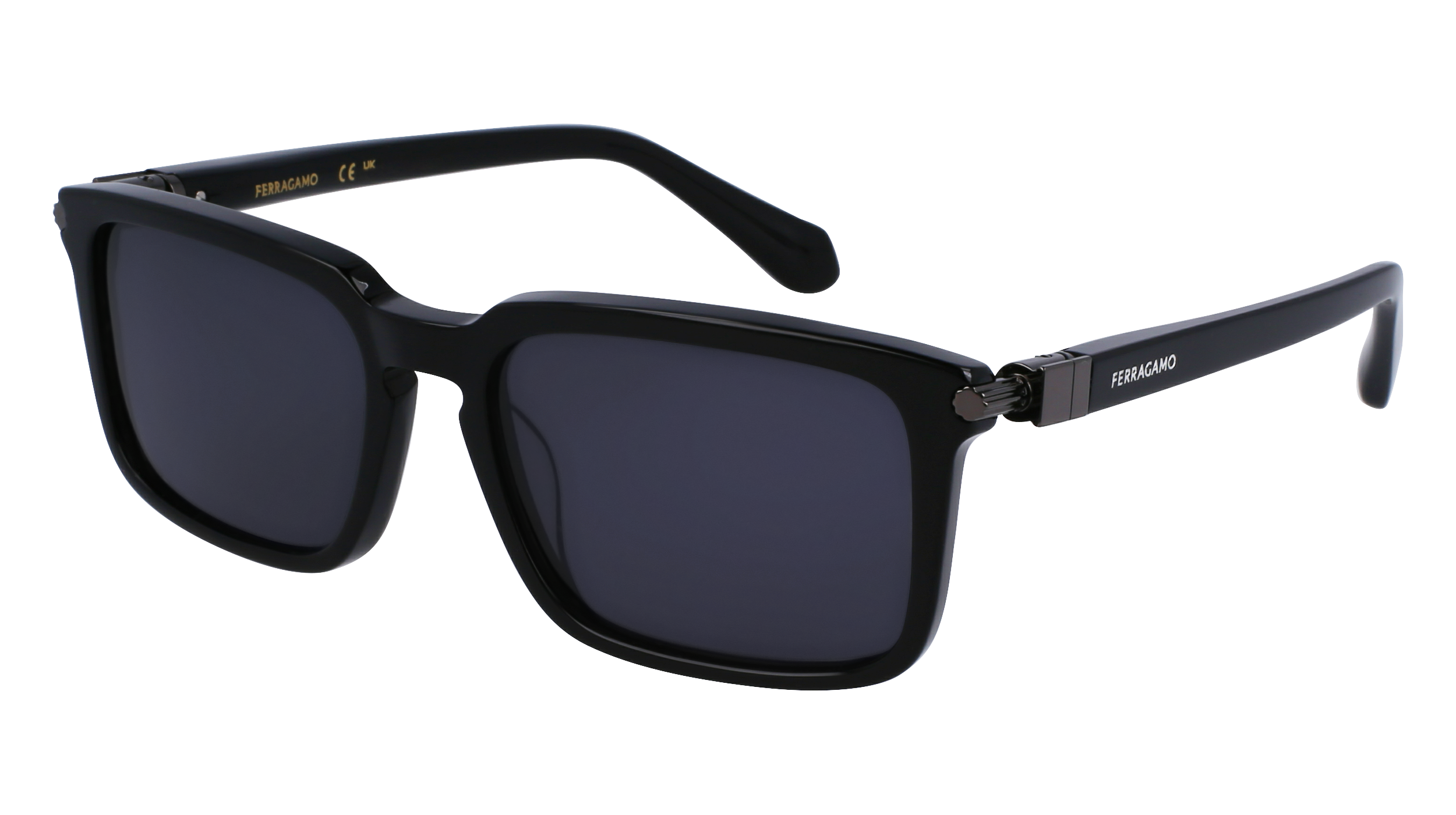 0886895610070 - Herren SF1110S 001 Sonnenbrillen Acetat Schwarz Schwarz Quadratisch Normal Normal