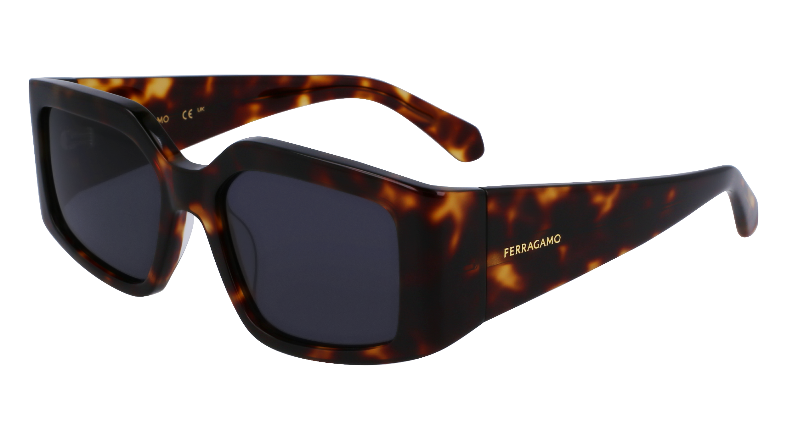 0886895610346 - Damen SF1101S 242 Gläser SONNENBRILLEN Acetat Havanna Grau Quadratisch Normal Normal