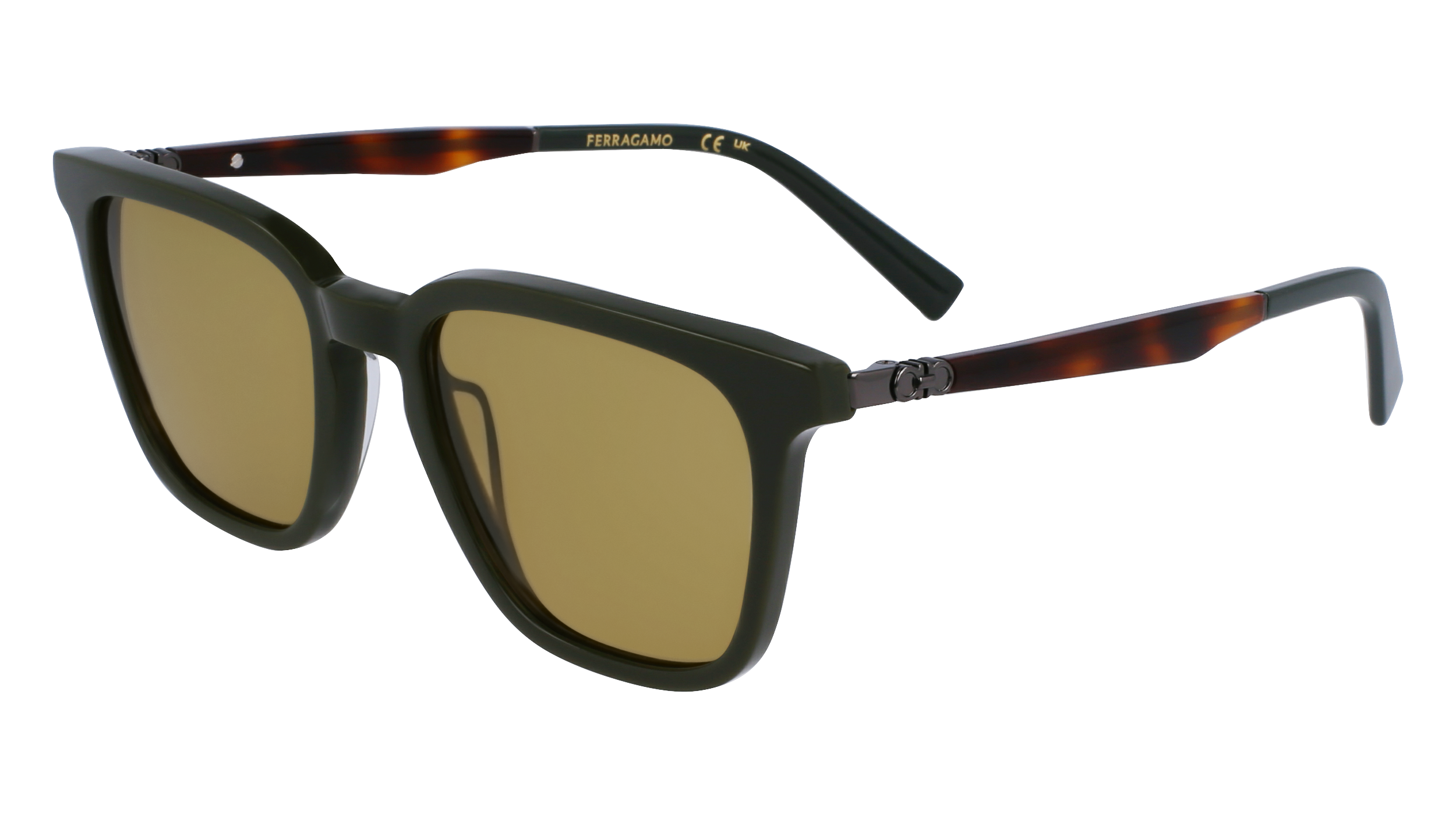 0886895611220 - Herren SF1100S 302 Gläser SONNENBRILLEN Acetat Grün Grün Quadratisch Normal Normal