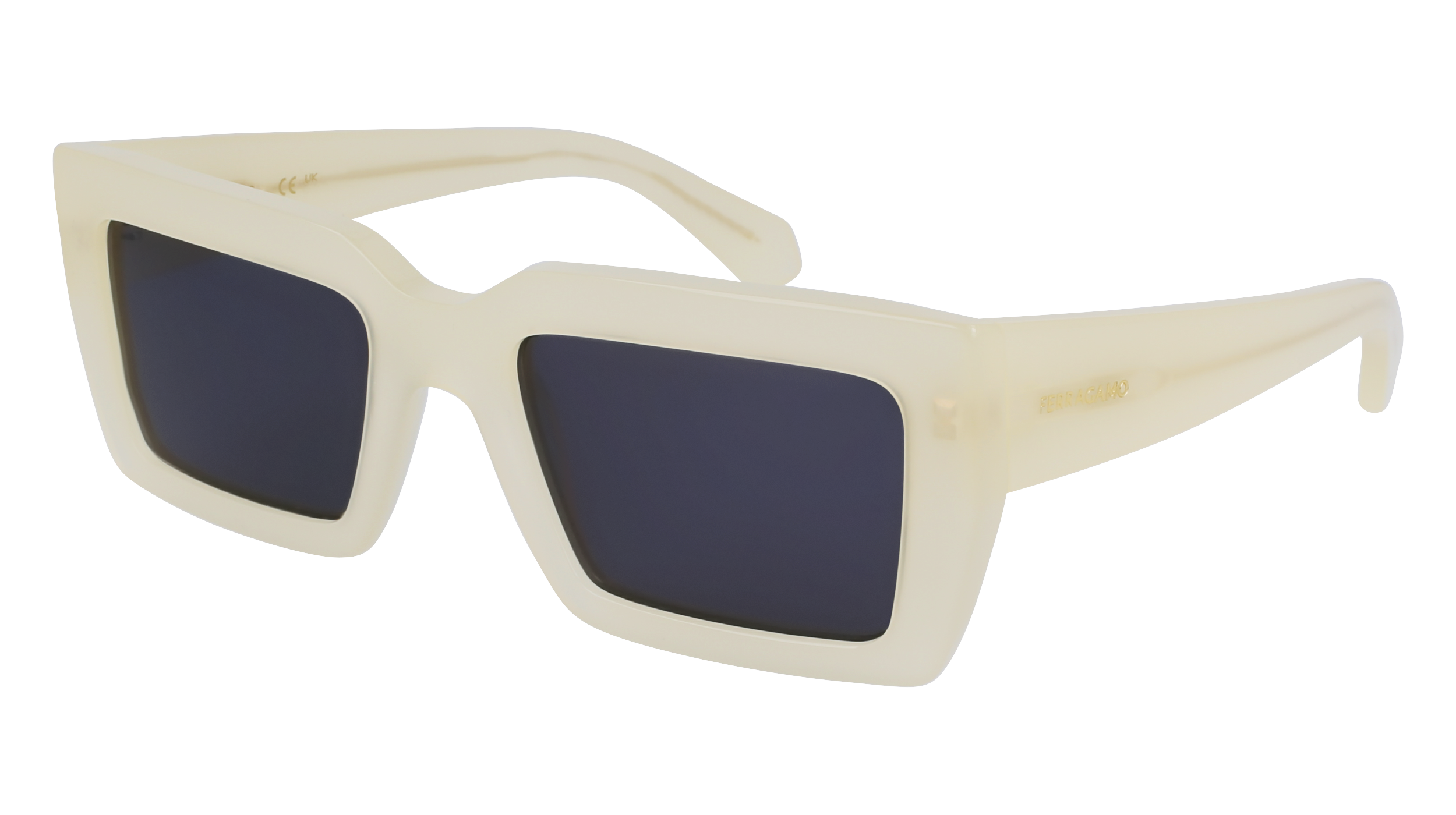 0886895612661 - Damen SF1108S 104 Gläser SONNENBRILLEN Acetat Elfenbein Grau Quadratisch Normal Normal