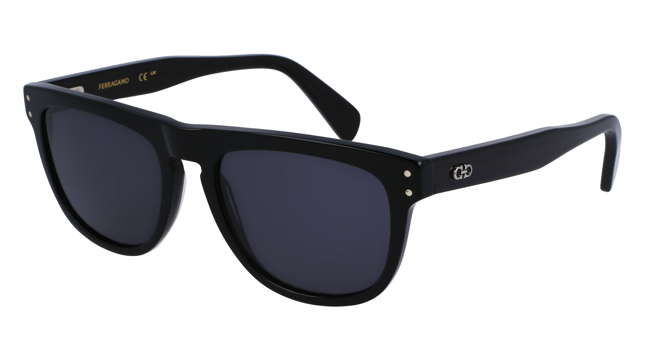 0886895612708 - Herren SF1111S 001 Gläser SONNENBRILLEN Acetat Schwarz Schwarz Pilot Normal Normal