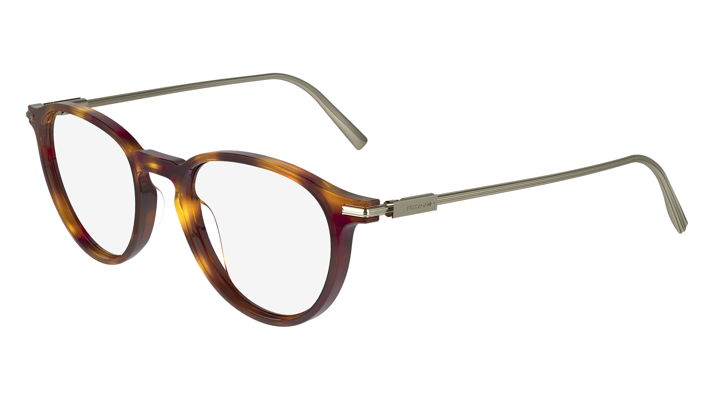 0886895612791 - HERREN SF2976 240 Rahmen von BRILLEN Acetat Havanna  Geometrisch Normal Normal