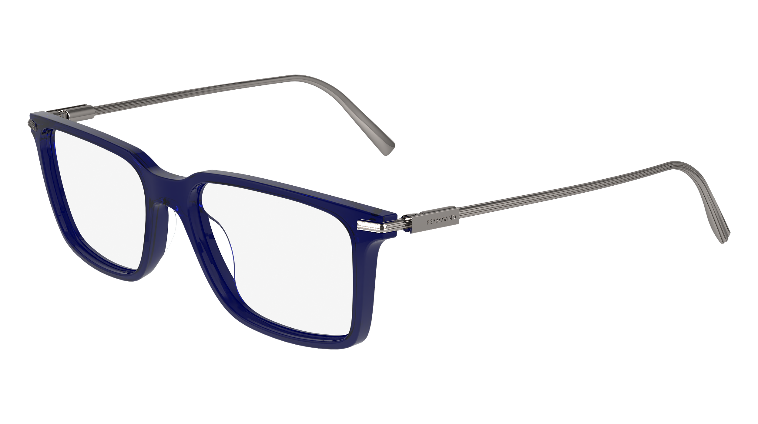 0886895613101 - Herren SF2977 432 Rahmen von BRILLEN Acetat Blau  Quadratisch Normal Normal