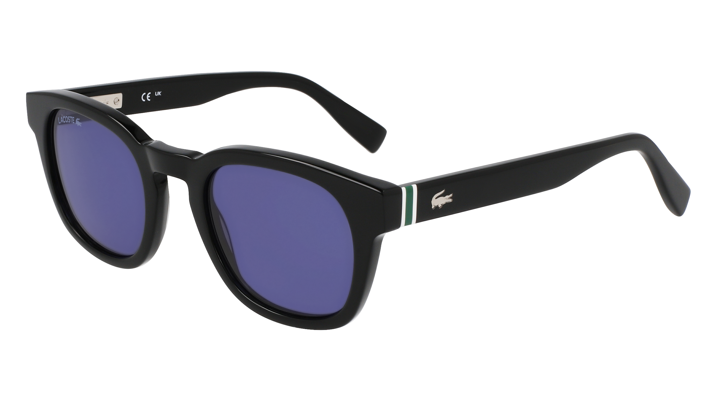 0886895617925 - Unisex L6015S 001 Gläser SONNENBRILLEN Acetat Schwarz Grau Quadratisch Normal Normal