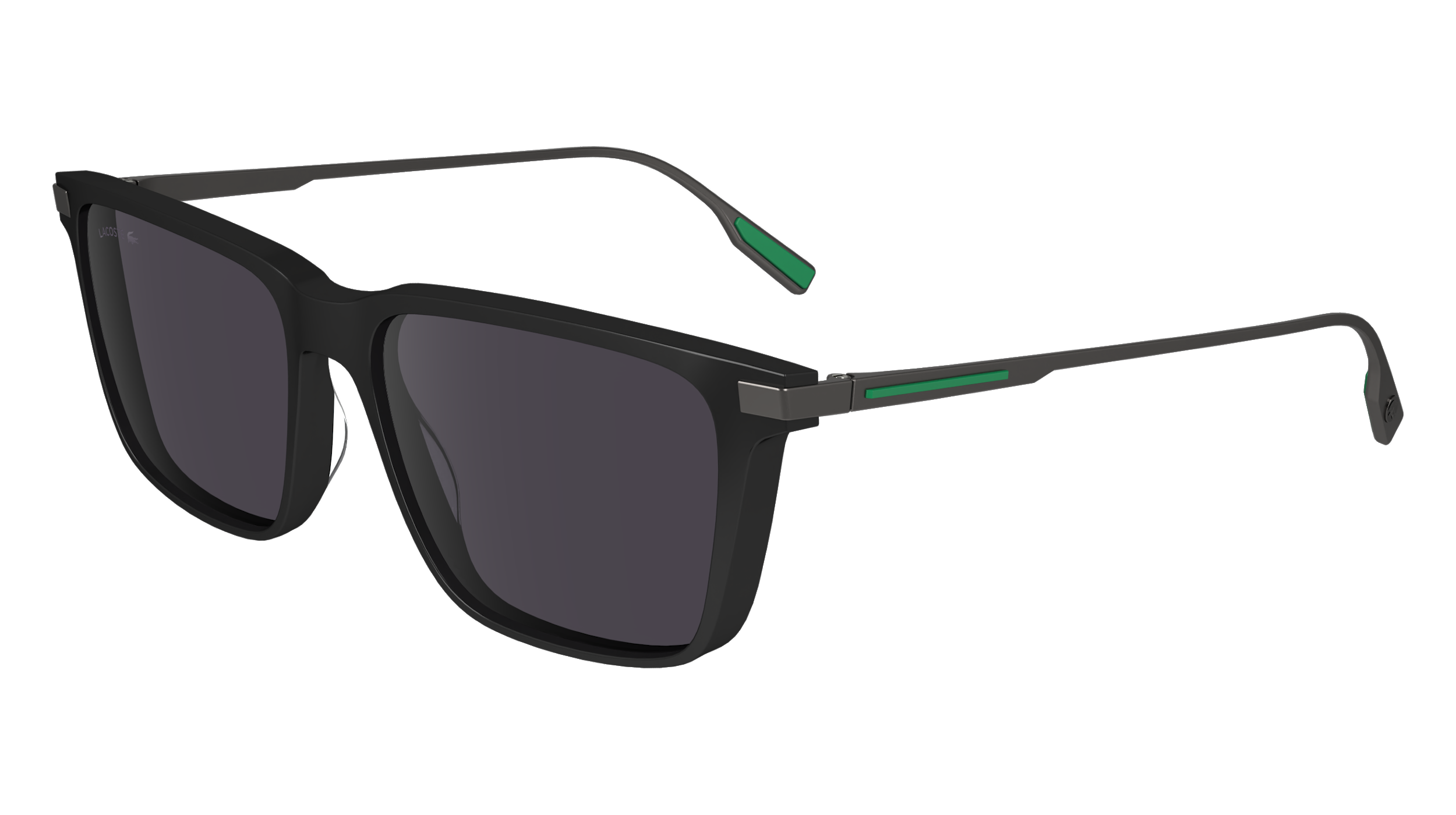 0886895620581 - Herren L6017S 001 Gläser SONNENBRILLEN Acetat Schwarz Grau Quadratisch Normal Normal