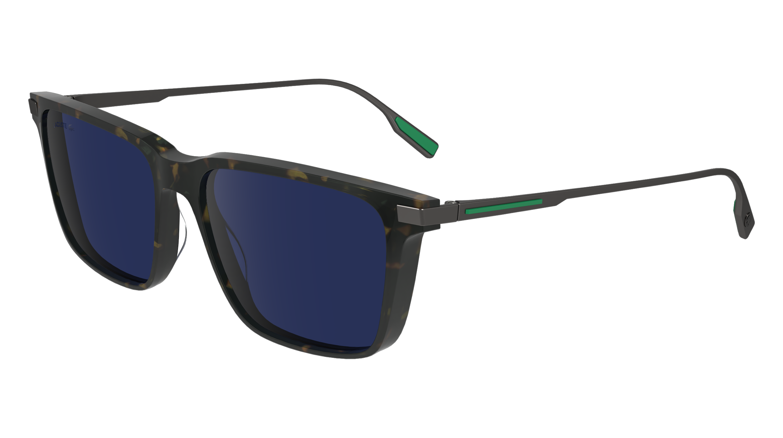 0886895621007 - Herren L6017S 230 Gläser SONNENBRILLEN Acetat Havanna Blau Quadratisch Normal Normal