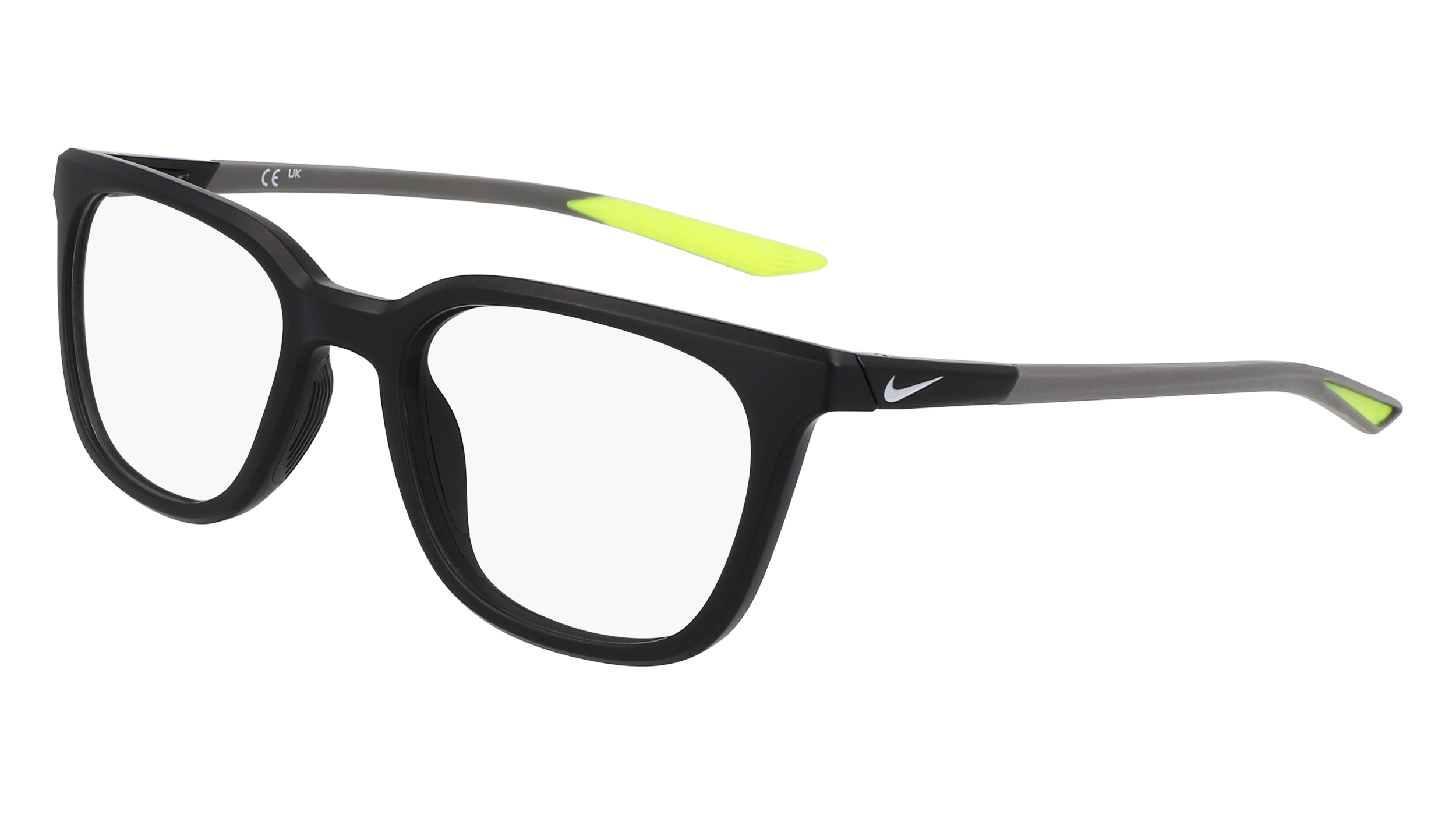 0886895623643 - Herren NIKE 7290 2 Optische Fassungen Plastik Schwarz undurchsichtig Grau  Quadratisch  Photochromatisch