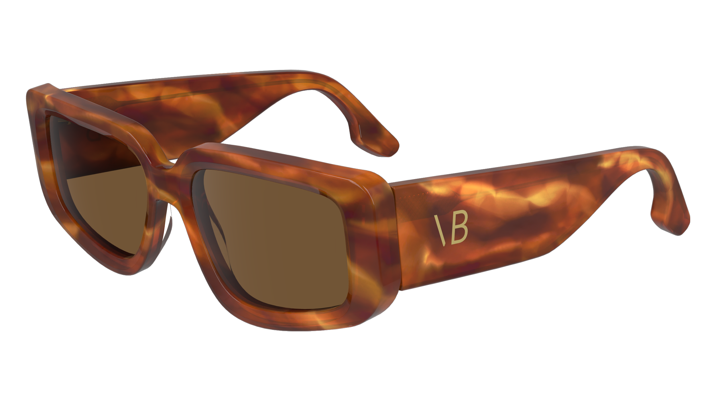 0886895624589 - Damen VB670S 223 Gläser SONNENBRILLEN Acetat Havanna  Quadratisch Normal Normal