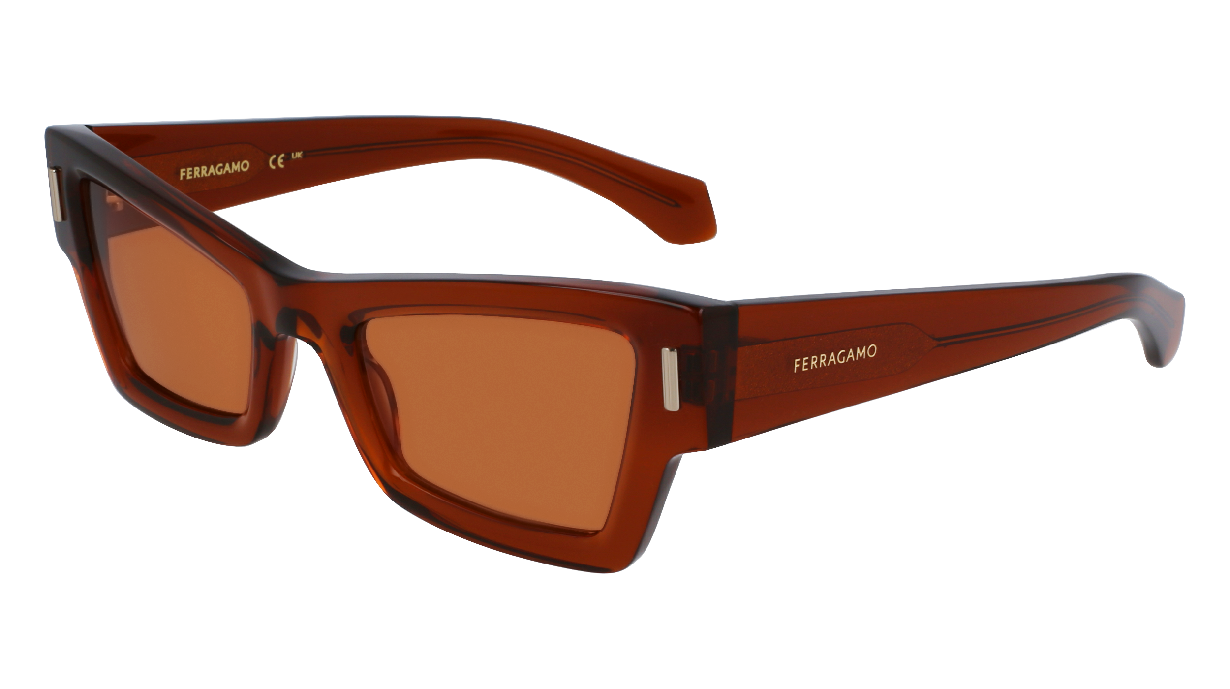 0886895628327 - Damen SF2006S 232 Gläser SONNENBRILLEN Acetat Braun  Quadratisch Normal Normal