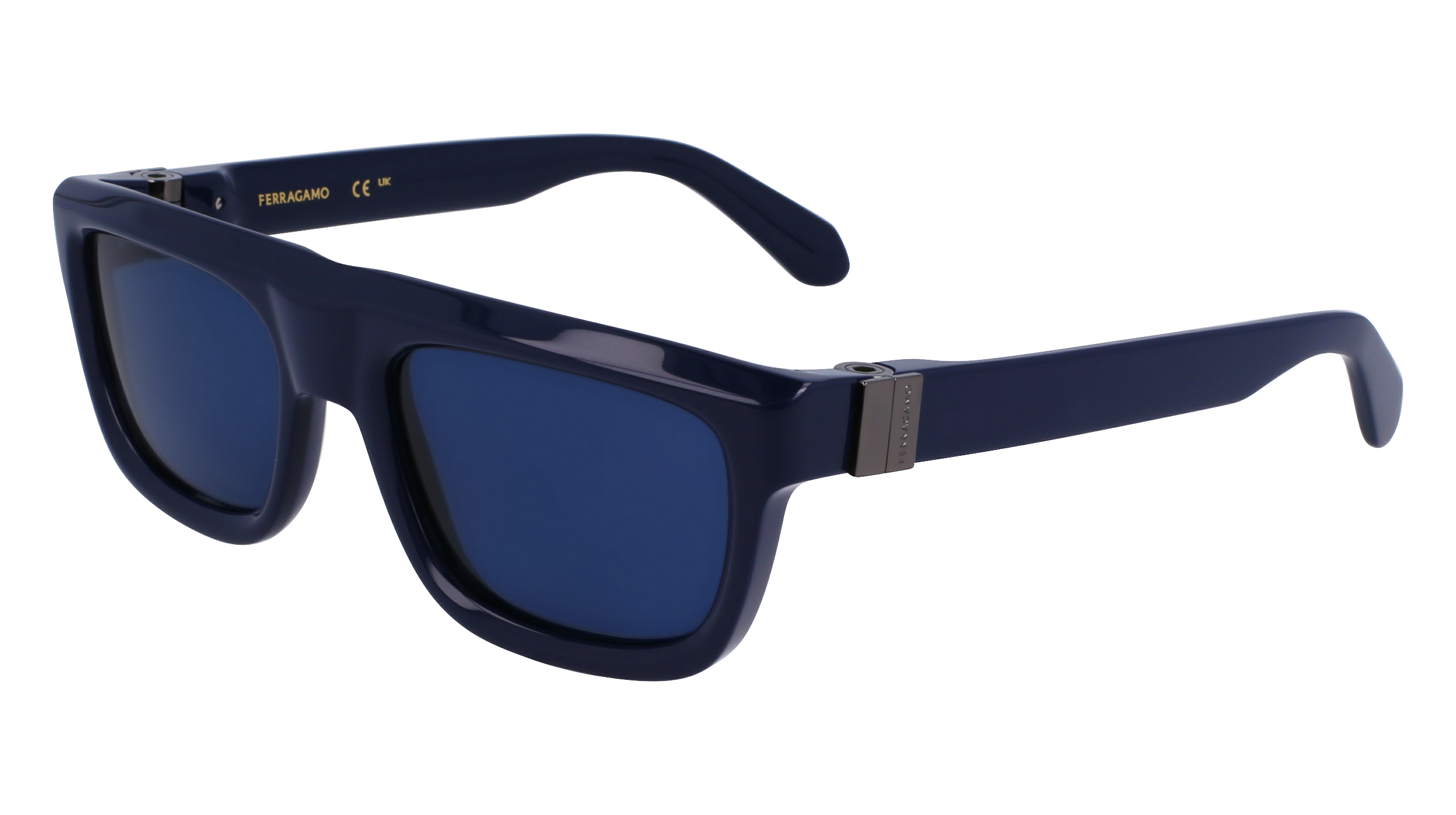 0886895628396 - Herren SF2009S 414 Gläser SONNENBRILLEN Acetat Blau  Quadratisch Normal Normal