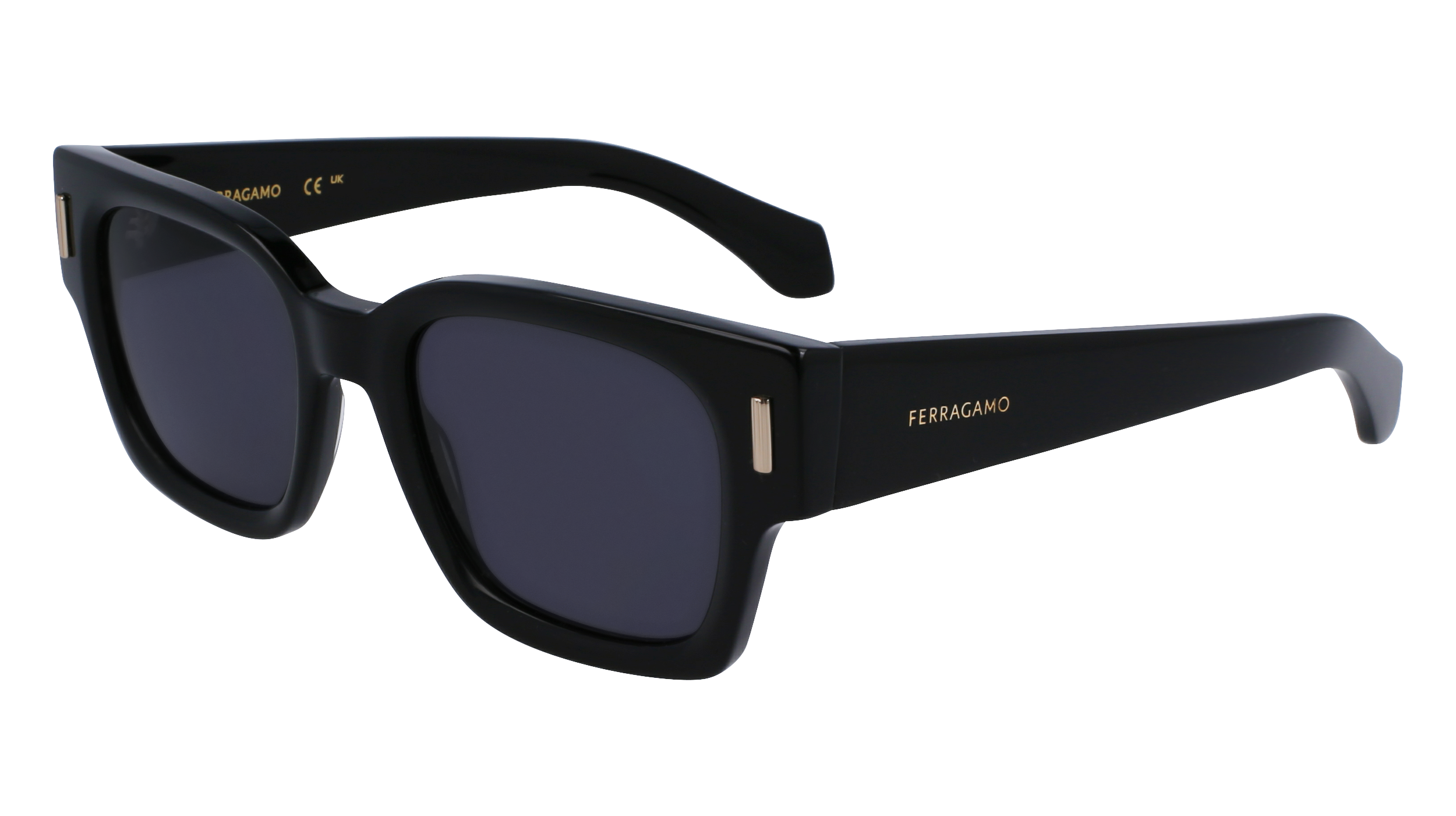 0886895628624 - Herren SF2010S 001 Gläser SONNENBRILLEN Acetat Schwarz  Quadratisch Normal Normal