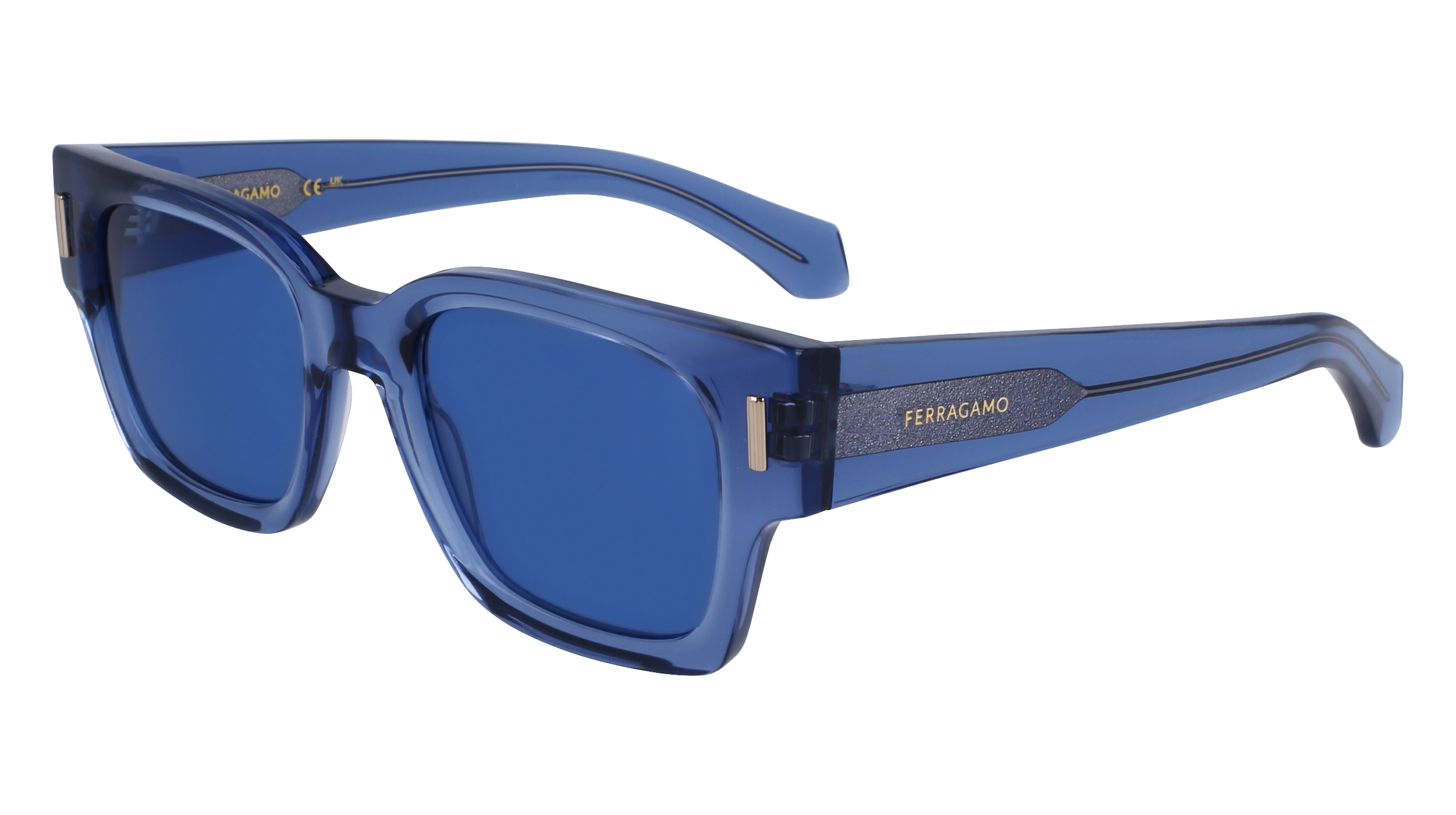 0886895628655 - Herren SF2010S 432 Gläser SONNENBRILLEN Acetat Blau  Quadratisch Normal Normal