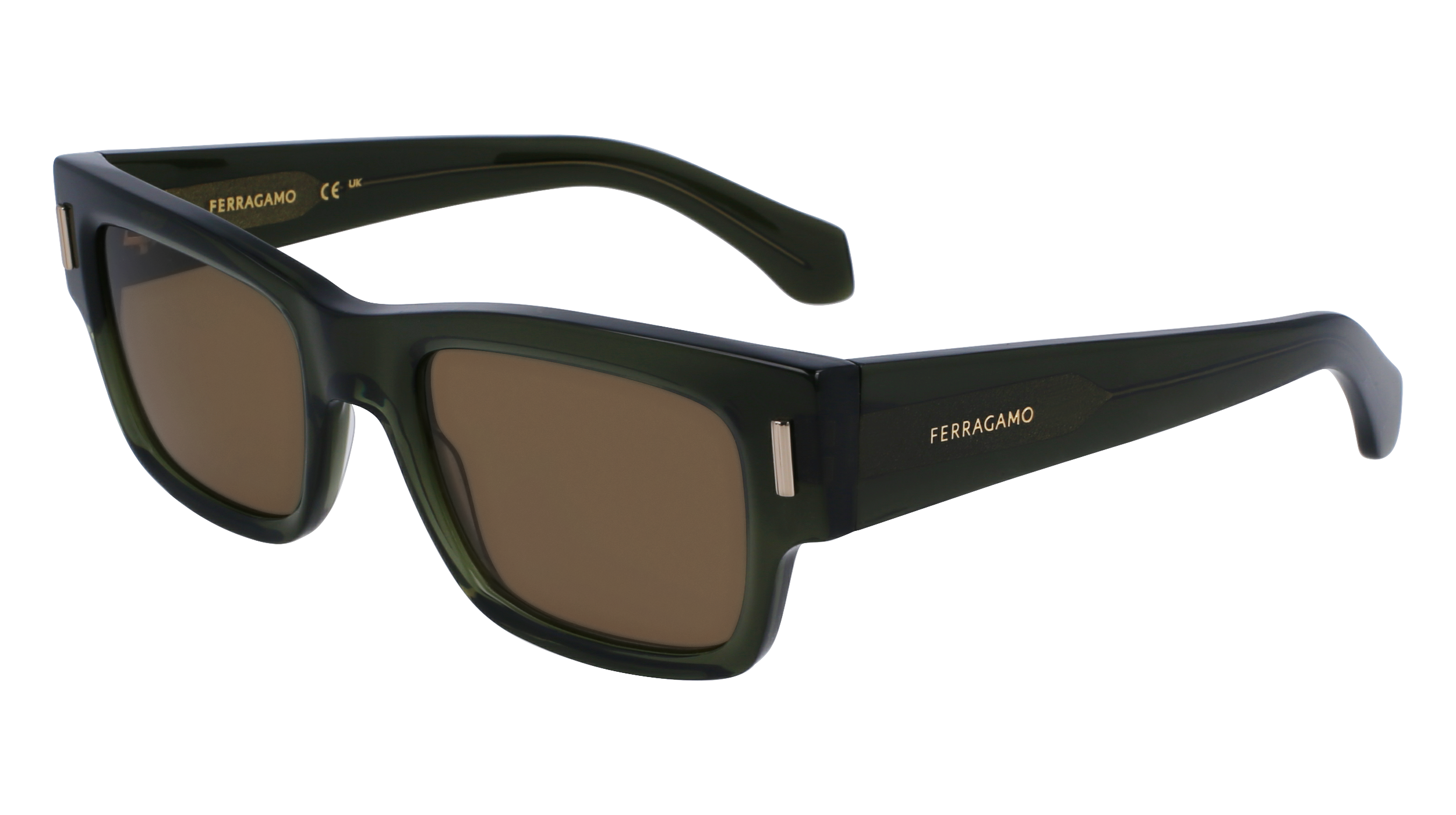 0886895628709 - Herren SF2011S 320 Gläser SONNENBRILLEN Acetat Grün  Quadratisch Normal Normal