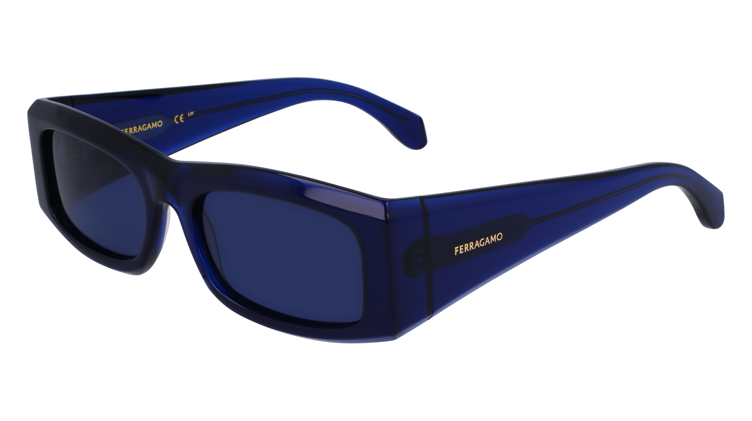 0886895628730 - Herren SF2012S 432 Gläser SONNENBRILLEN Acetat Blau  Quadratisch Normal Normal