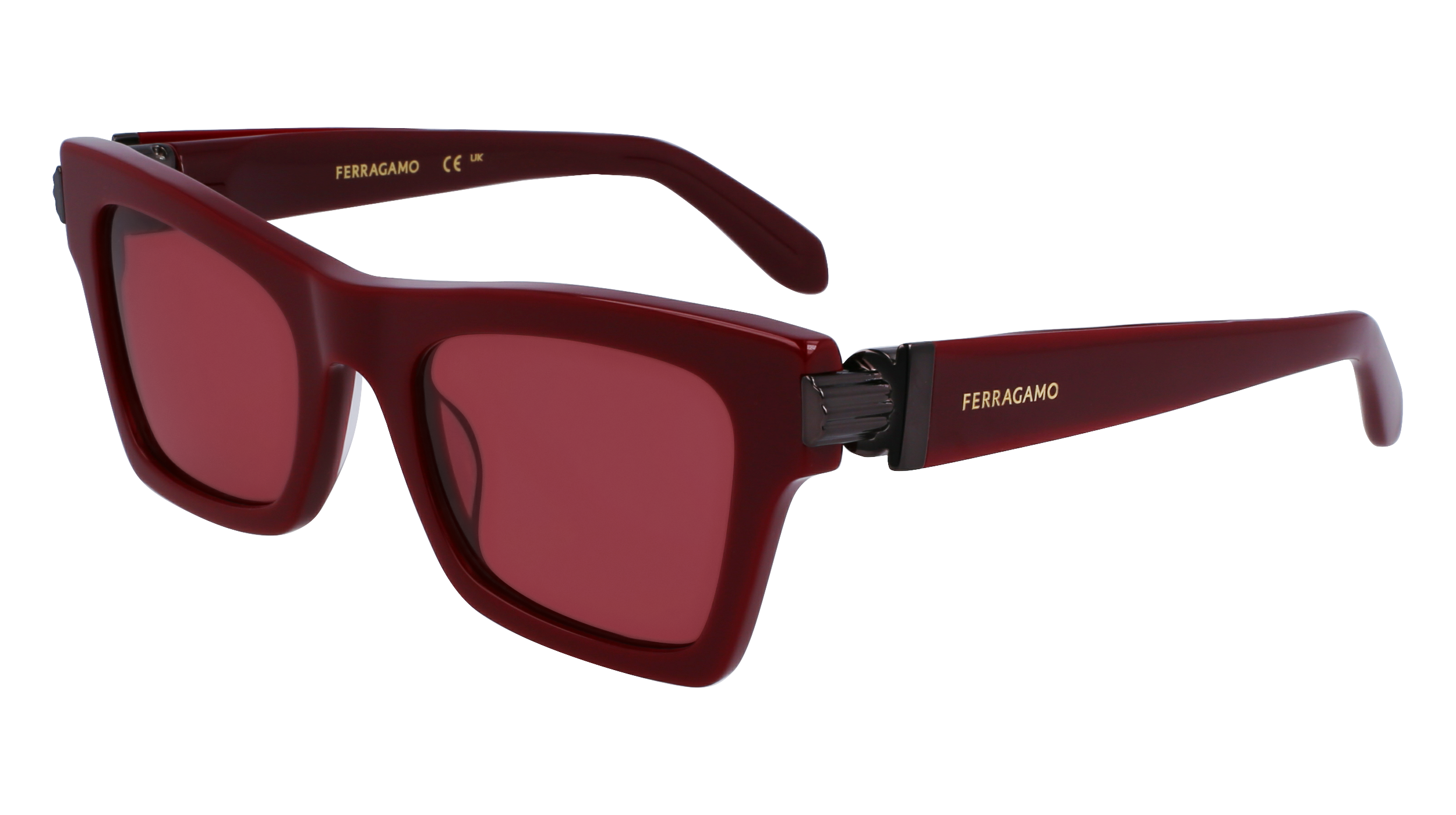 0886895628778 - Damen SF2013S 606 Gläser SONNENBRILLEN Acetat Bordeaux  Quadratisch Normal Normal